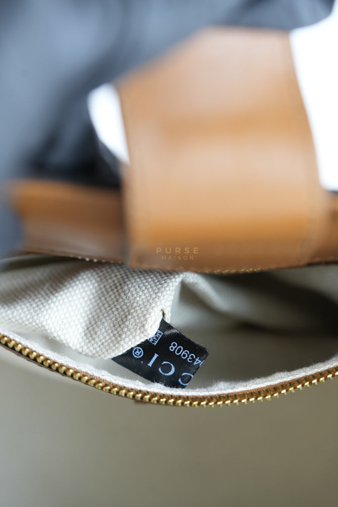 73 Small Horsebit Bucket Bag Tan in Smooth Calfskin Leather | Purse Maison Luxury Bags Shop