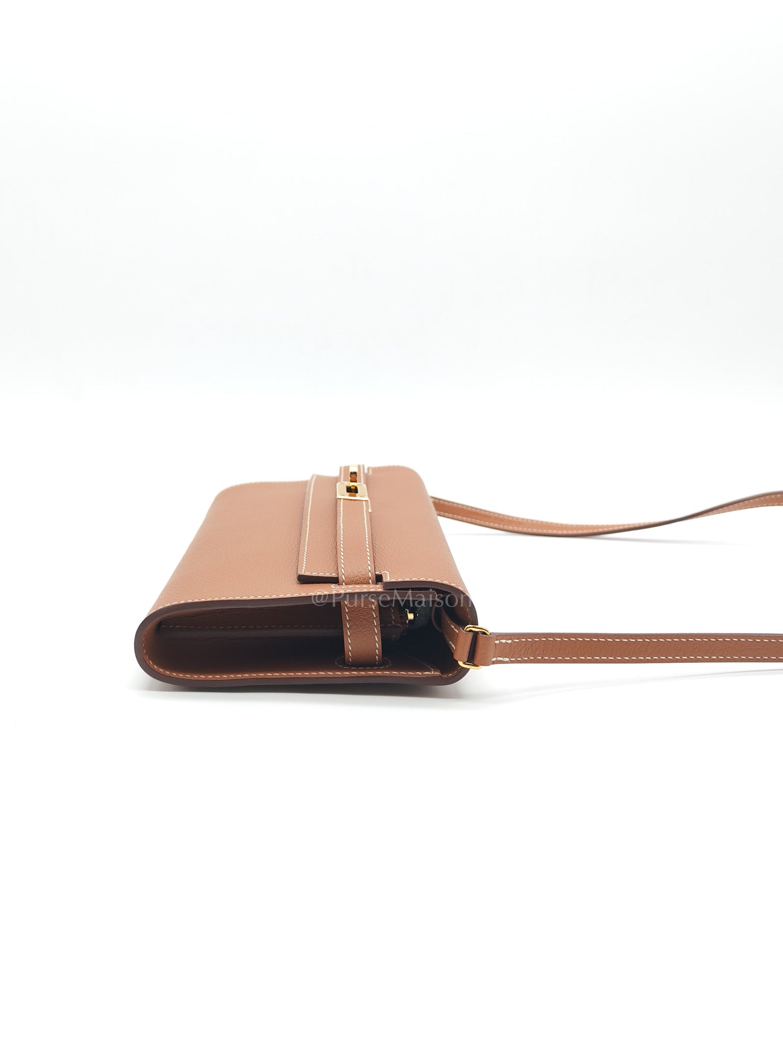 Kelly To Go in Gold Epsom Leather & Gold Hardware Stamp B (2023)