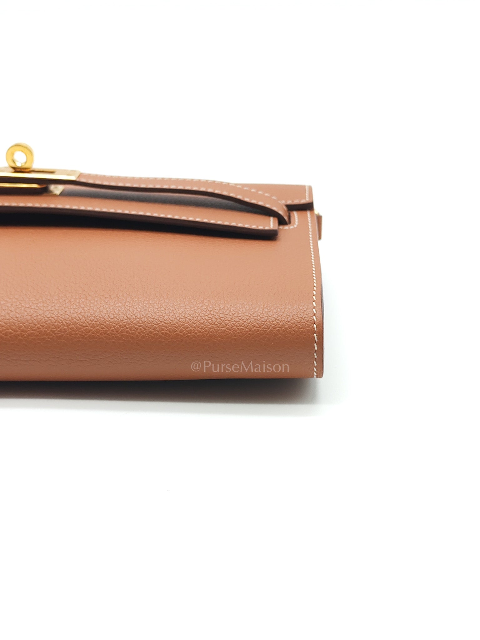 Kelly To Go in Gold Epsom Leather & Gold Hardware Stamp B (2023)