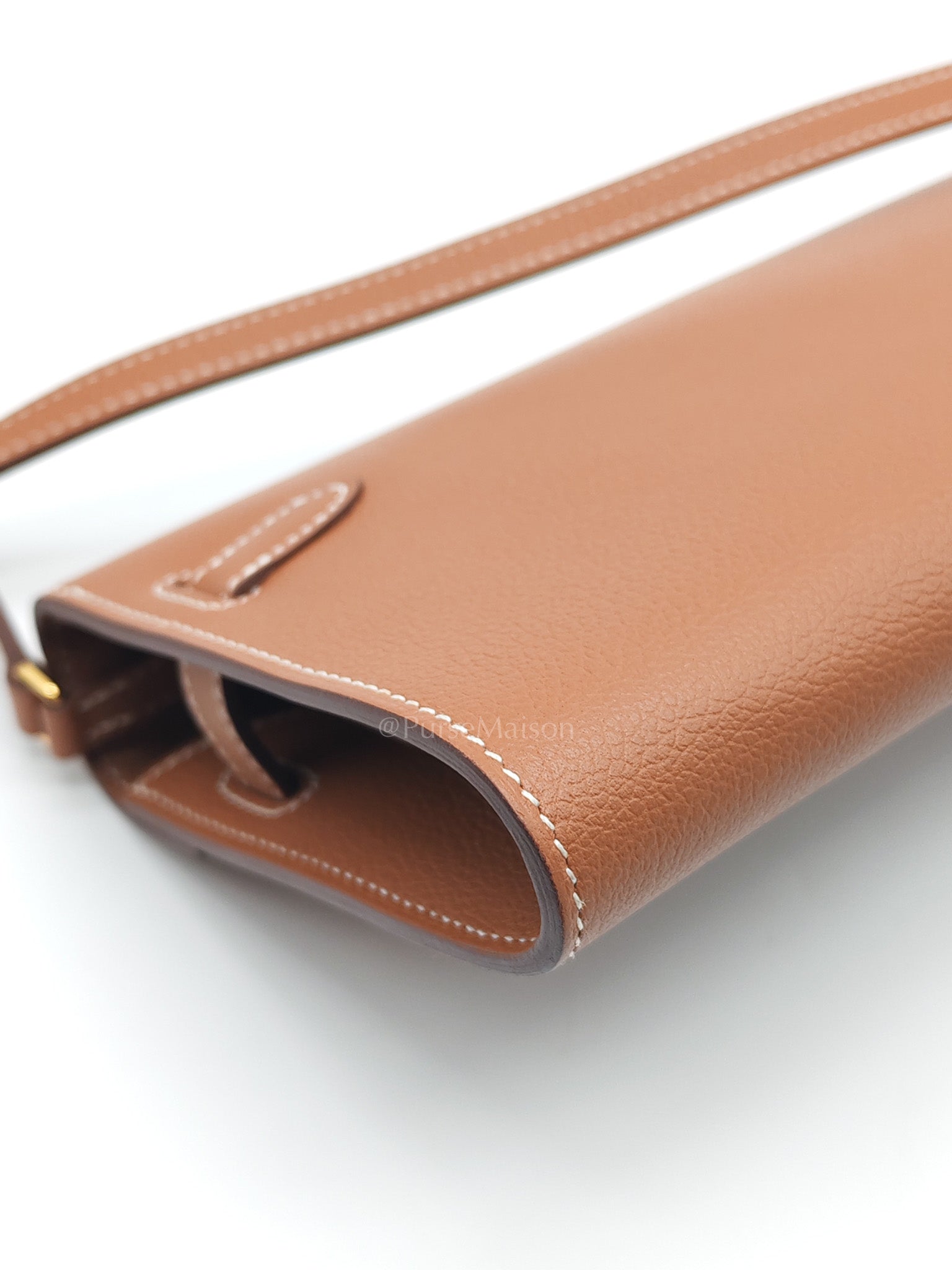 Kelly To Go in Gold Epsom Leather & Gold Hardware Stamp B (2023)