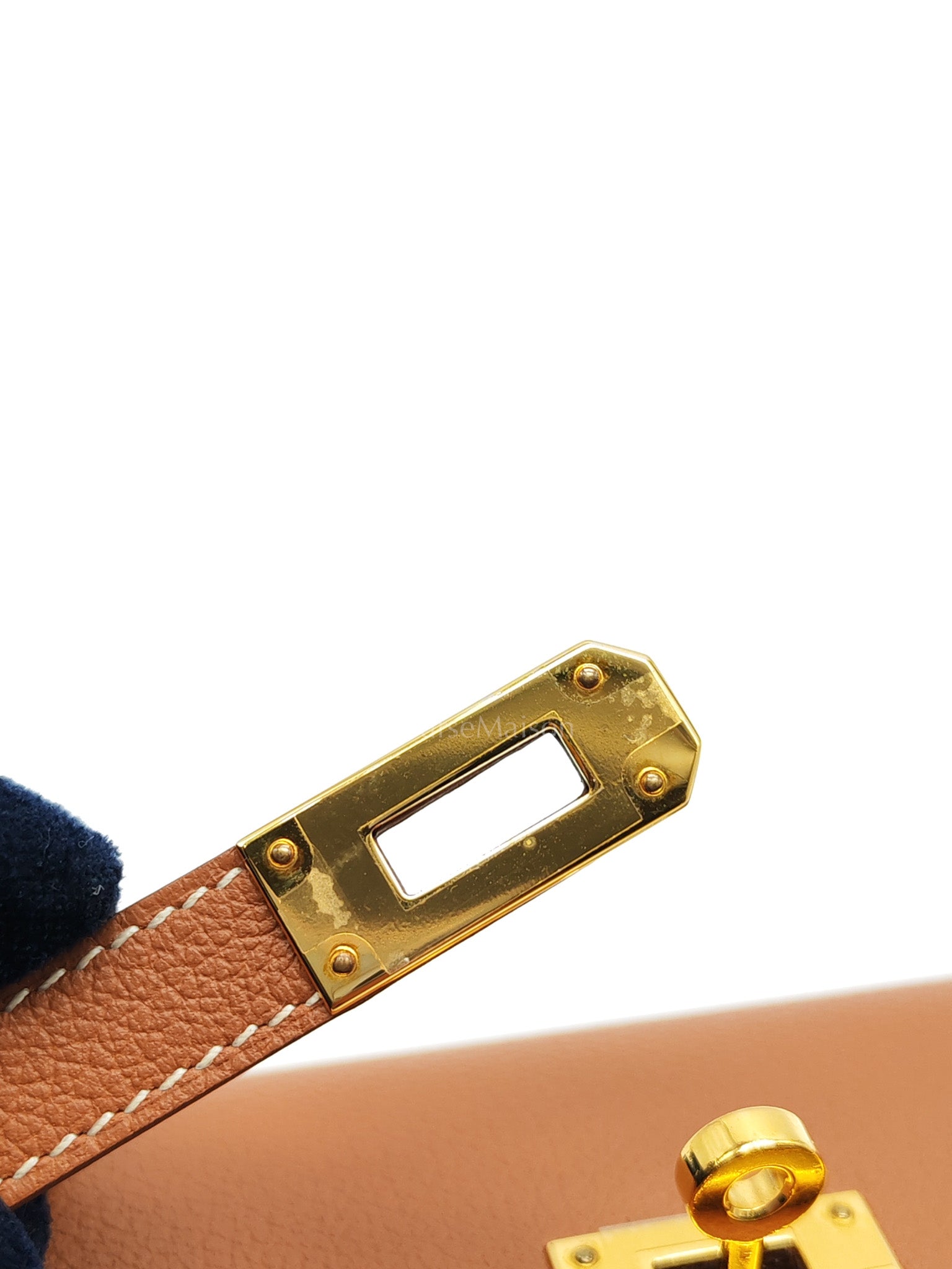 Kelly To Go in Gold Epsom Leather & Gold Hardware Stamp B (2023)