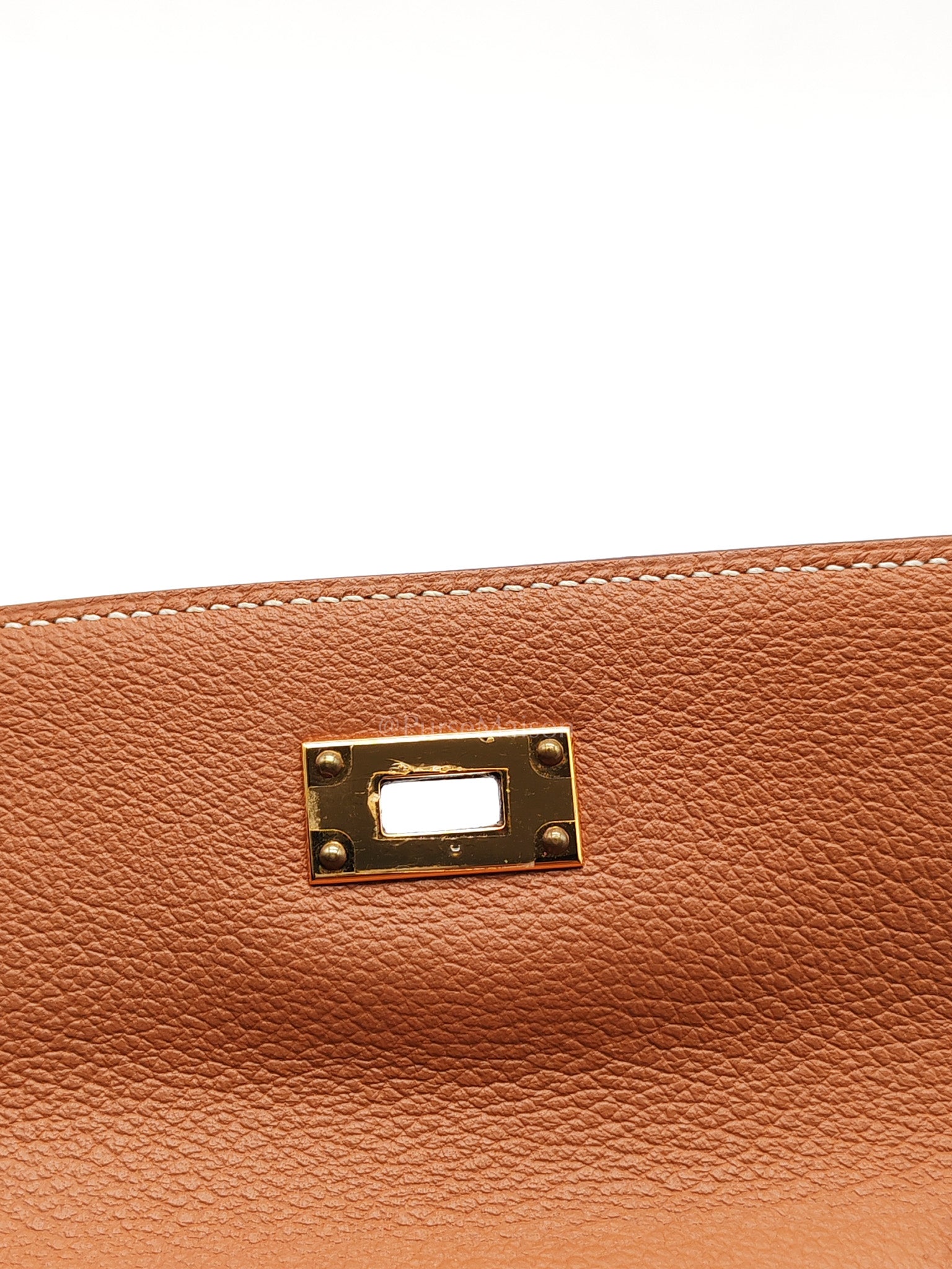 Kelly To Go in Gold Epsom Leather & Gold Hardware Stamp B (2023)