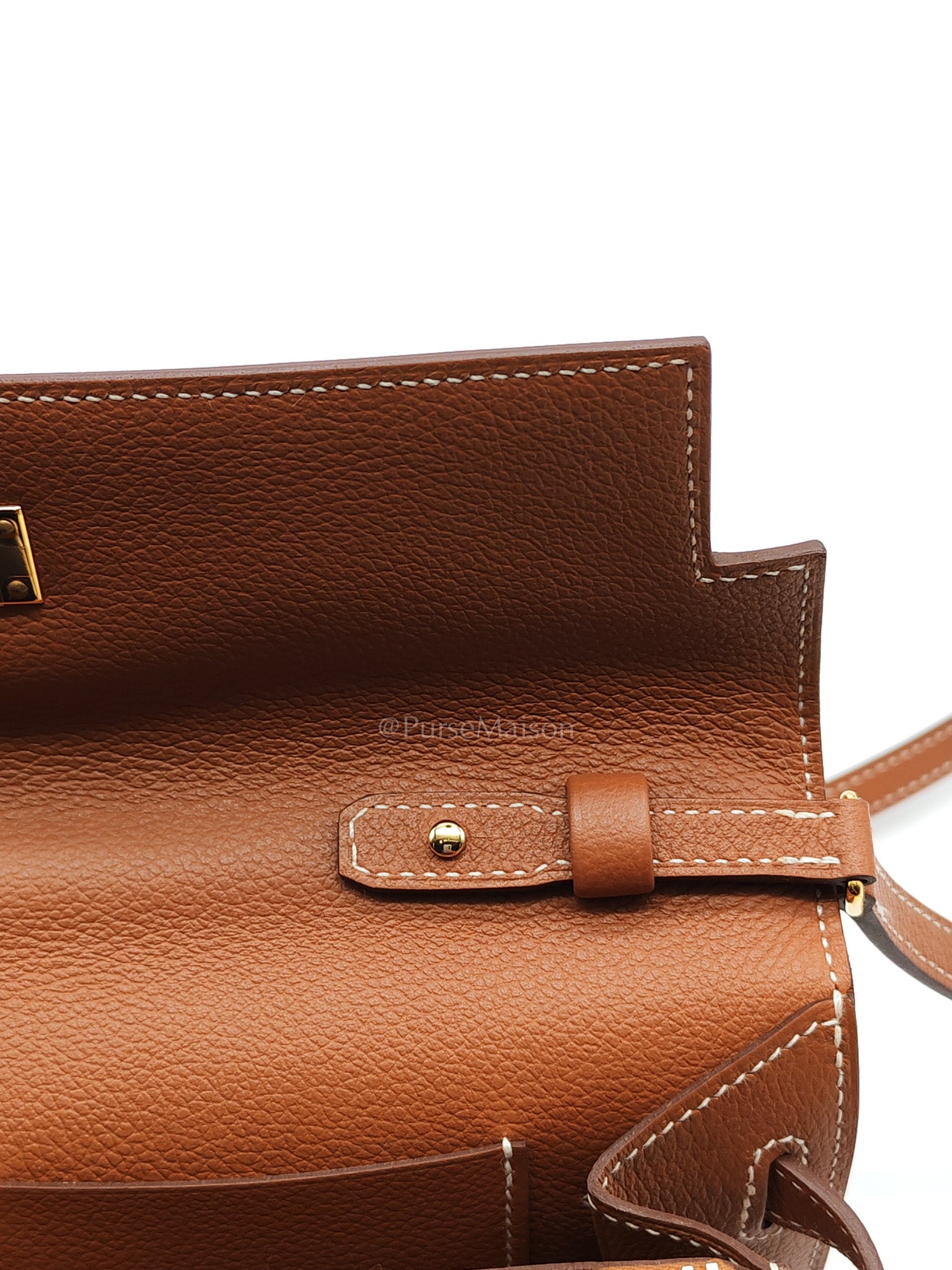 Kelly To Go in Gold Epsom Leather & Gold Hardware Stamp B (2023)
