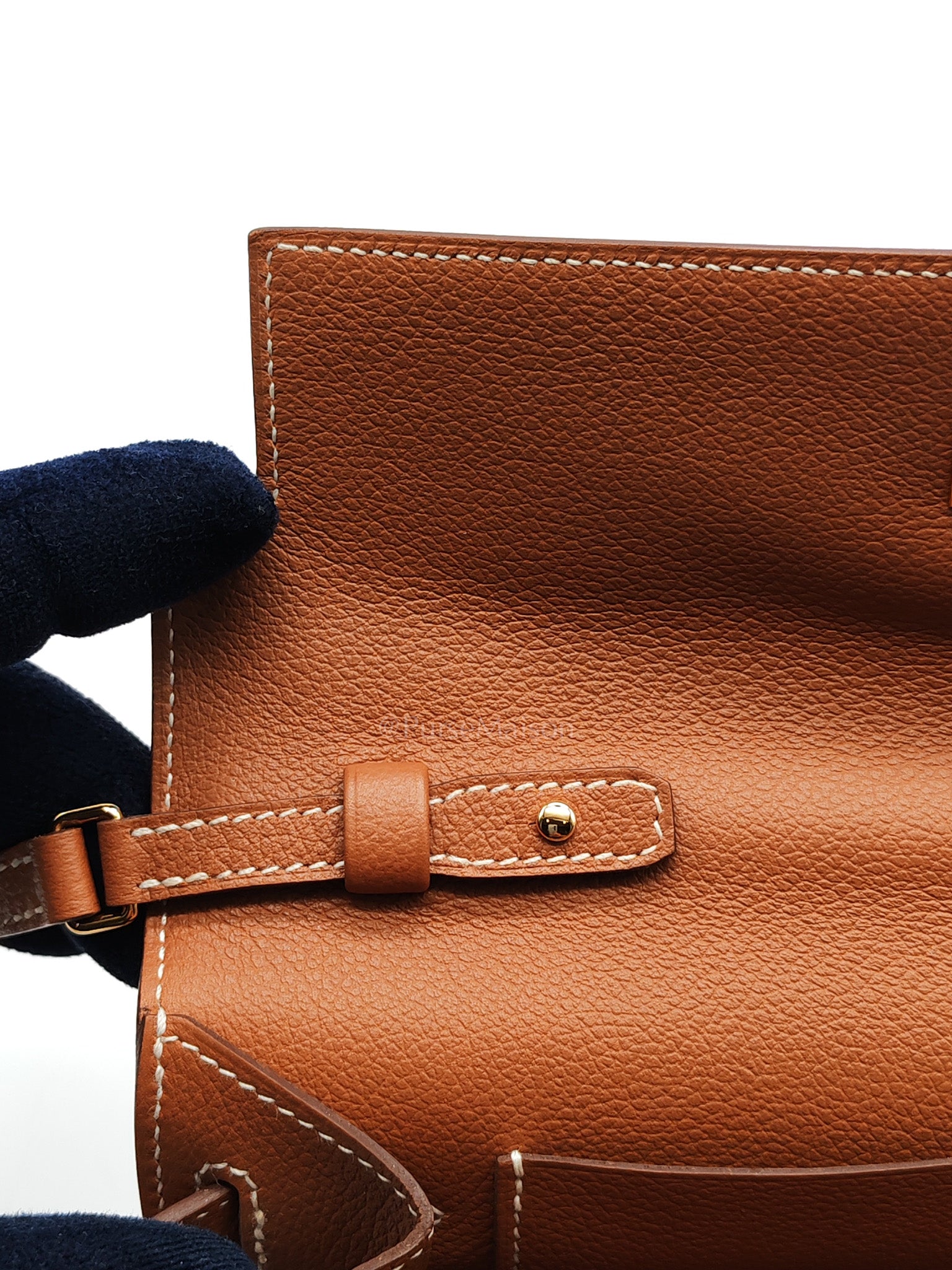 Kelly To Go in Gold Epsom Leather & Gold Hardware Stamp B (2023)