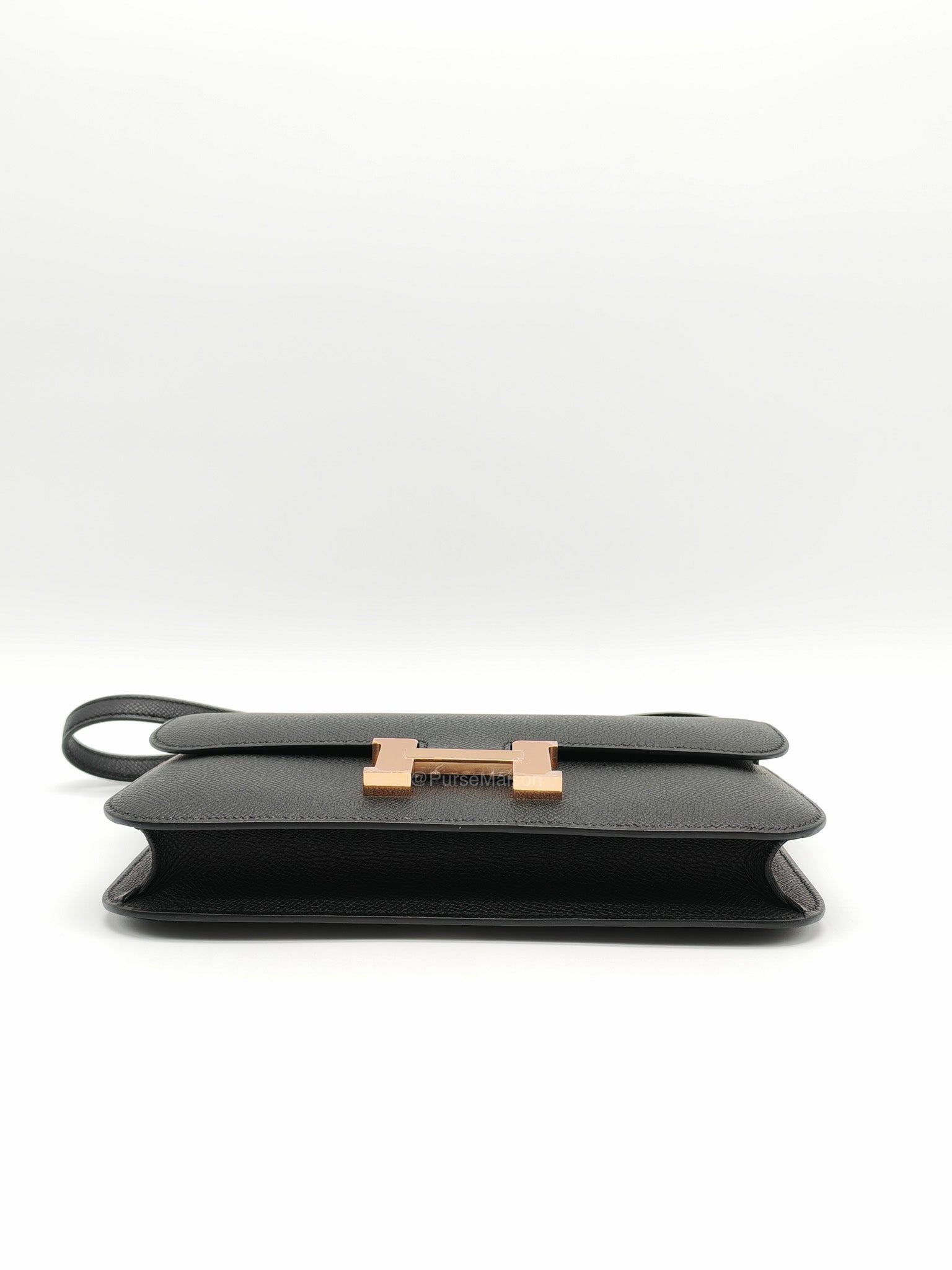 Hermes Constance Elan in Black Epsom Leather Rose Gold Hardware Stamp K(2025)
