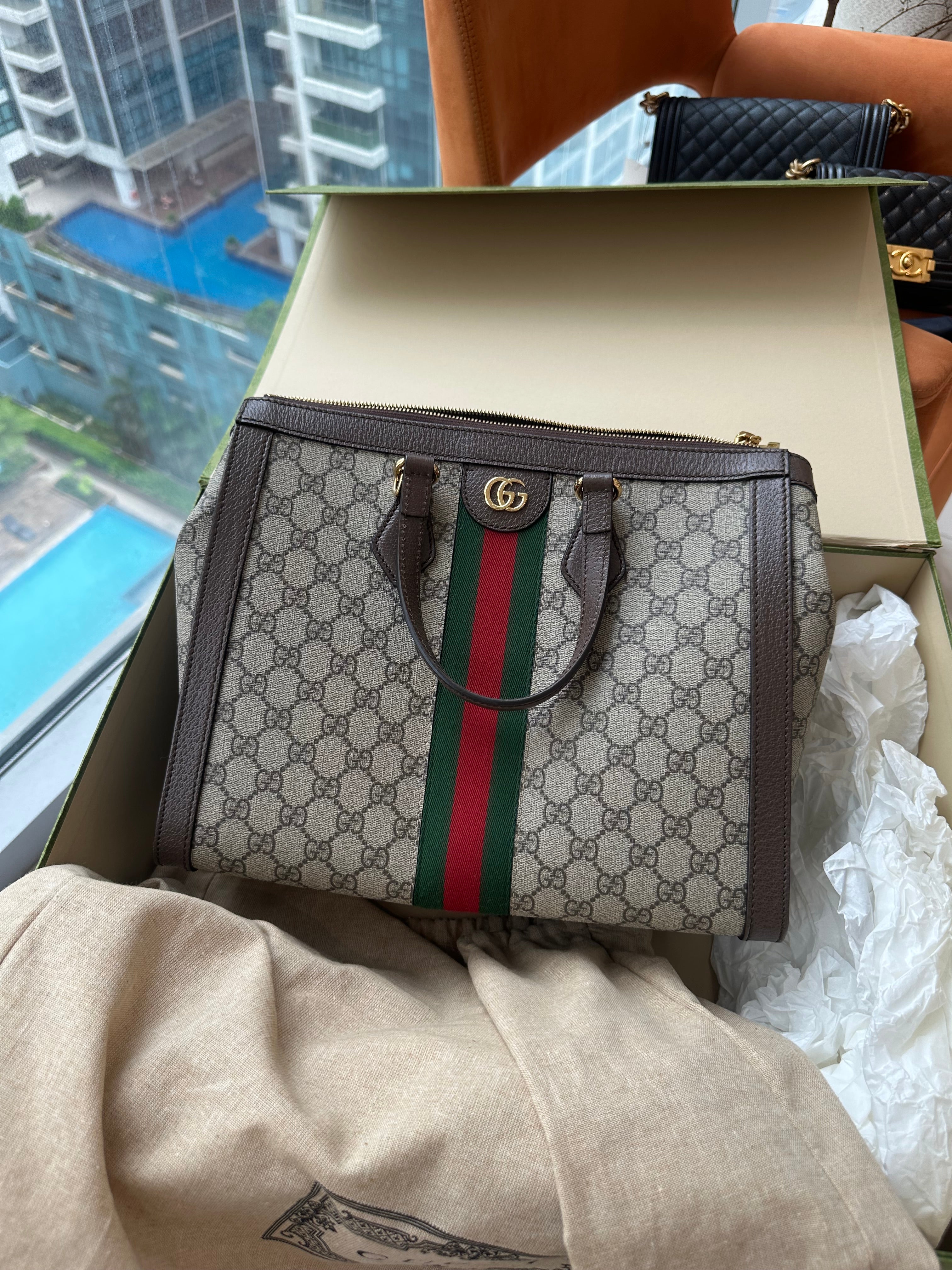 Gucci ophidia tote bag