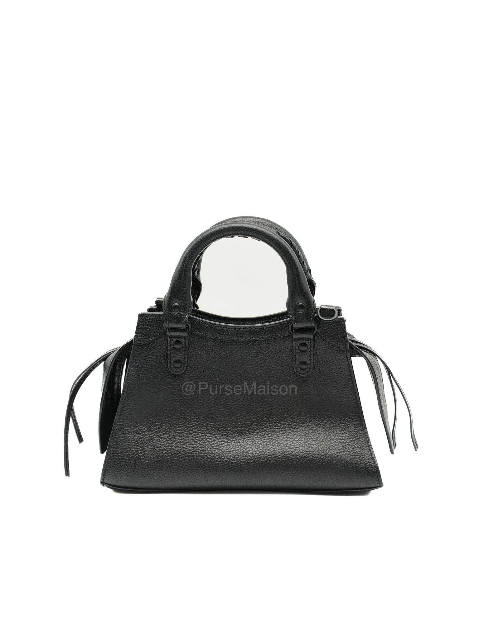 Balenciaga Neo Classic City Bag Mini in Black Grained Calfskin Leather