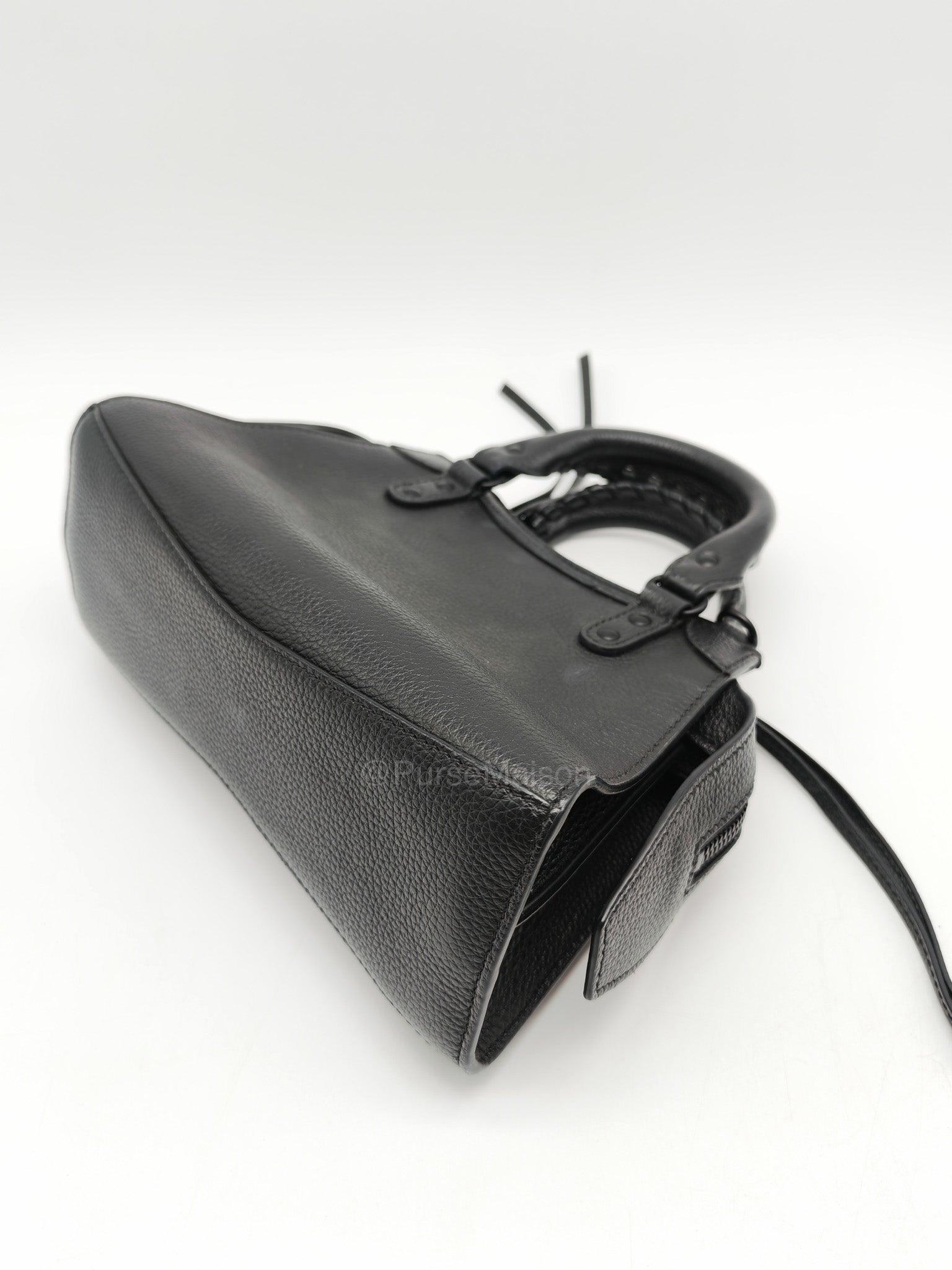 Balenciaga Neo Classic City Bag Mini in Black Grained Calfskin Leather