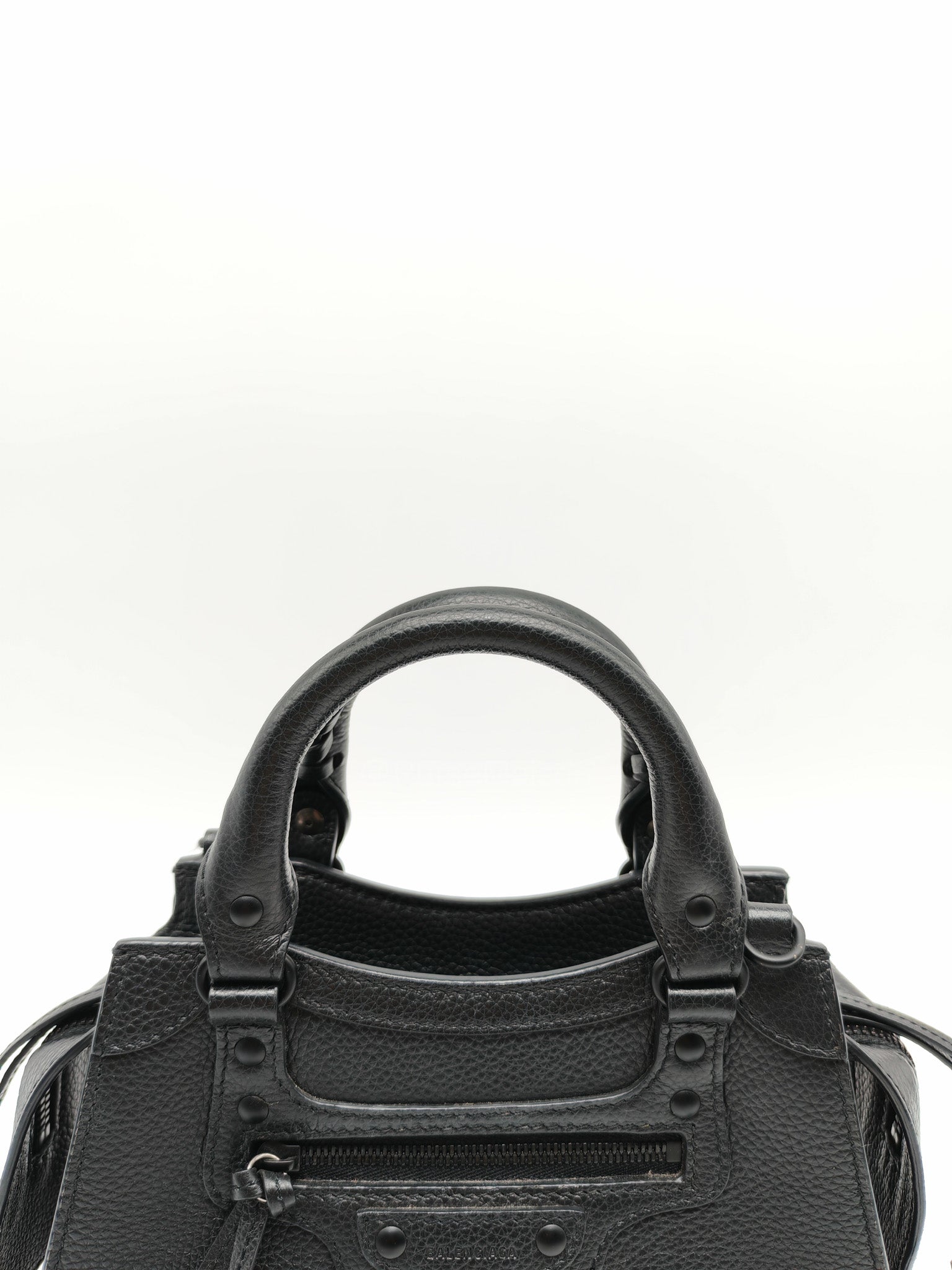 Balenciaga Neo Classic City Bag Mini in Black Grained Calfskin Leather