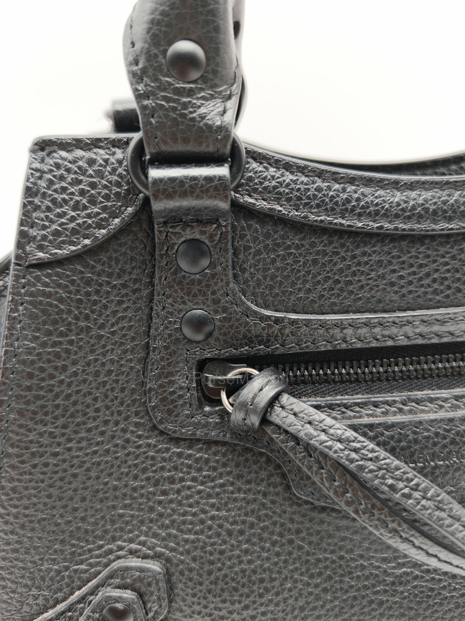 Balenciaga Neo Classic City Bag Mini in Black Grained Calfskin Leather