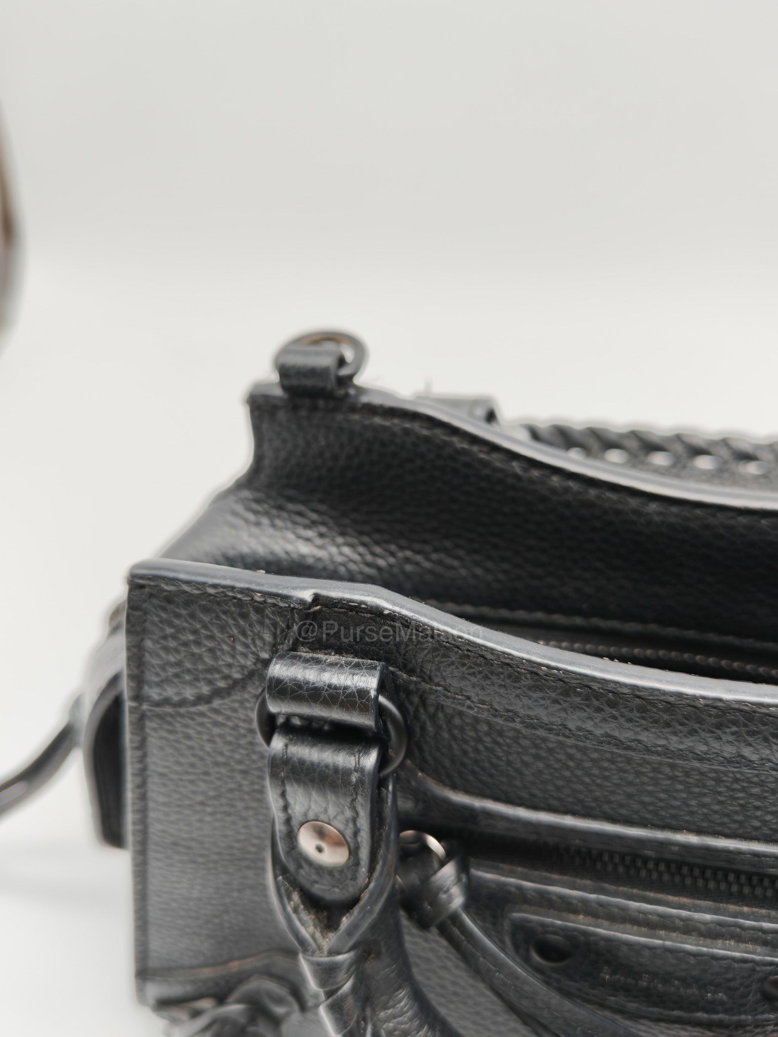 Balenciaga Neo Classic City Bag Mini in Black Grained Calfskin Leather
