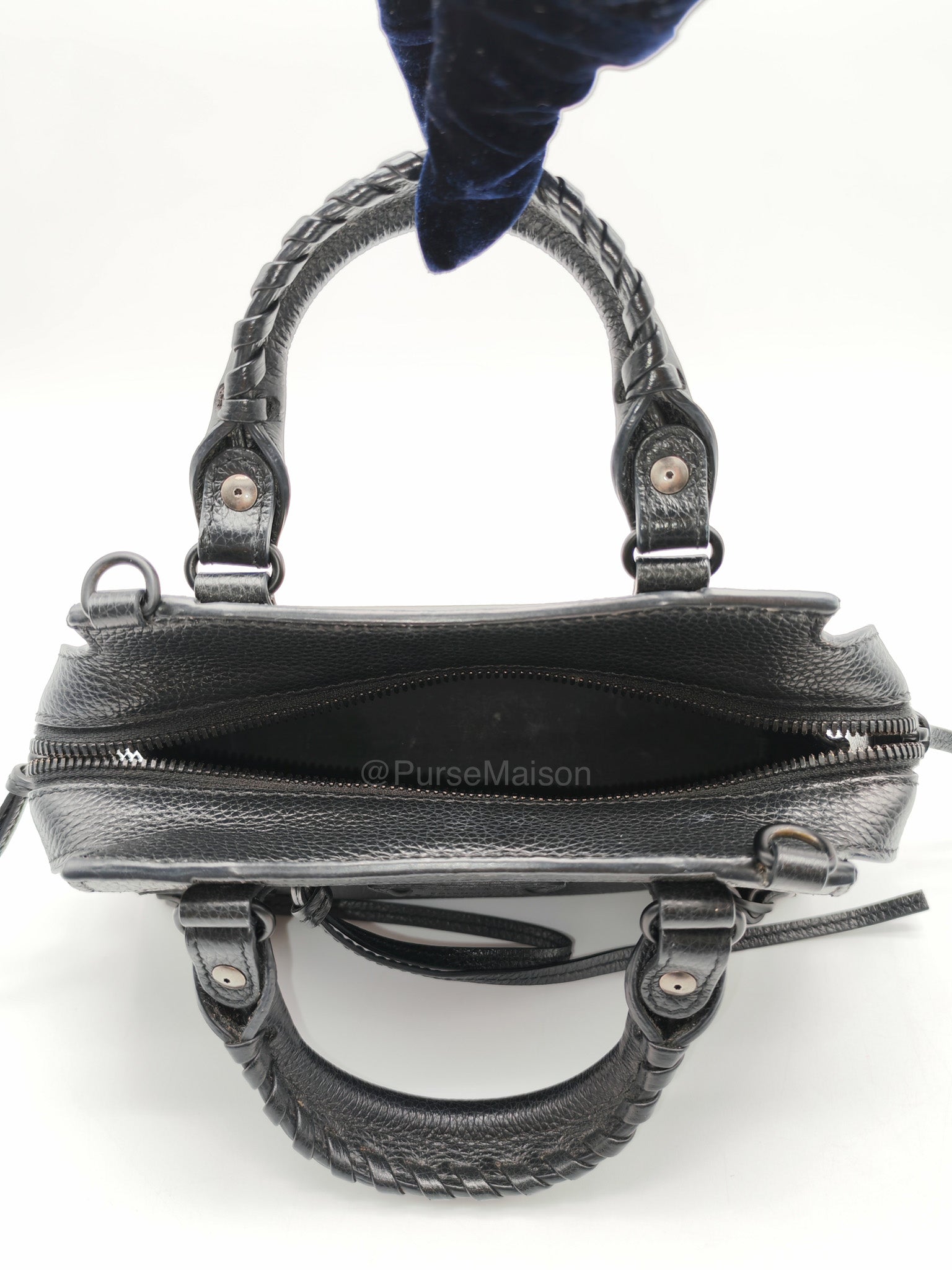 Balenciaga Neo Classic City Bag Mini in Black Grained Calfskin Leather