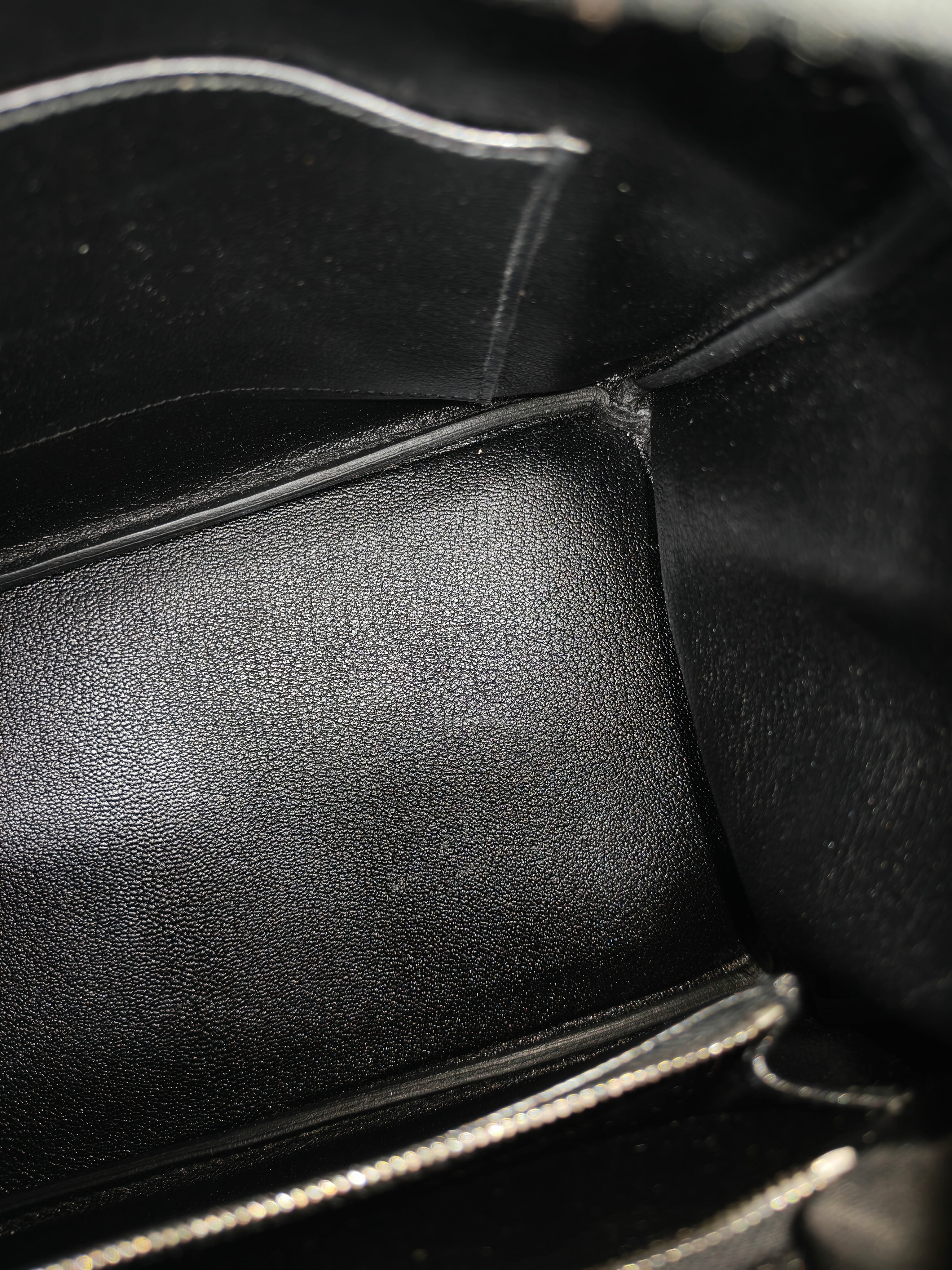 Hermes Birkin 30 in Black Epsom Leather and Palladium Hardware Stamp C (2018)