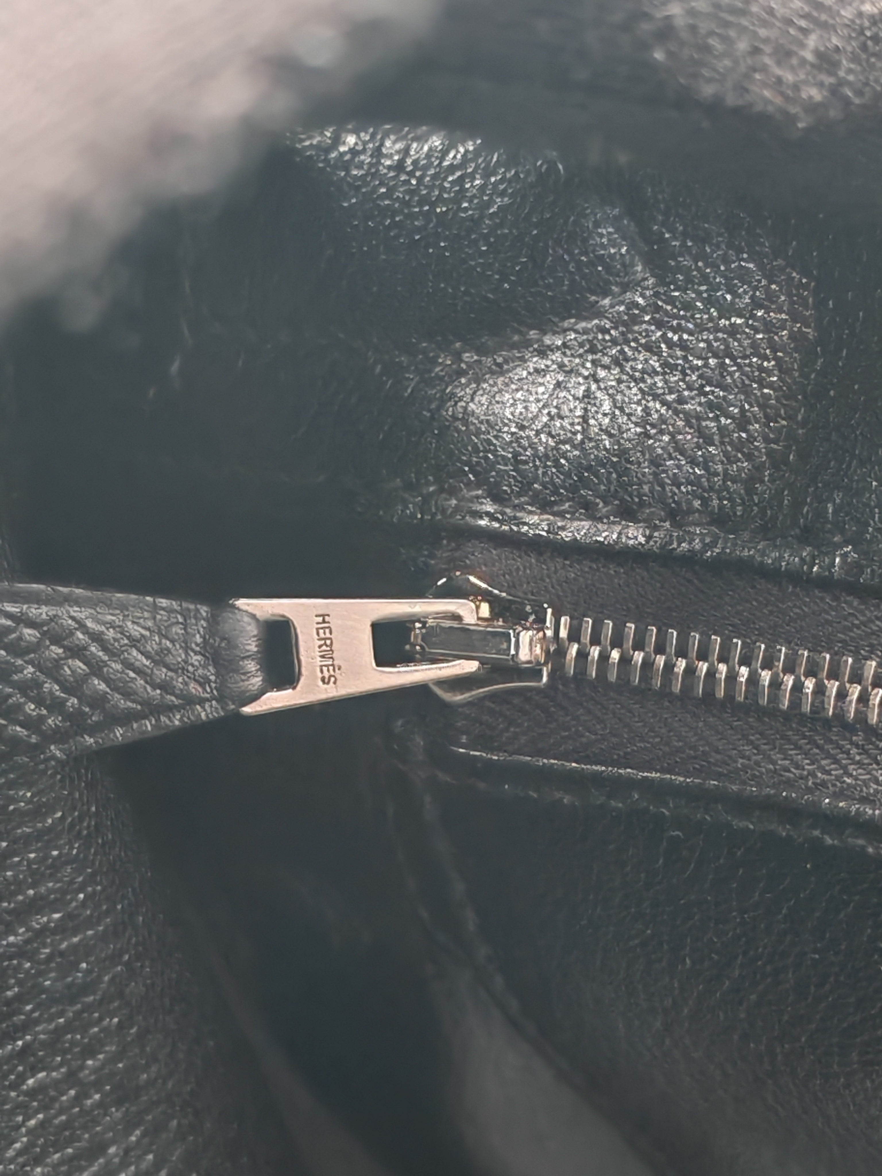 Hermes Birkin 30 in Black Epsom Leather and Palladium Hardware Stamp C (2018)
