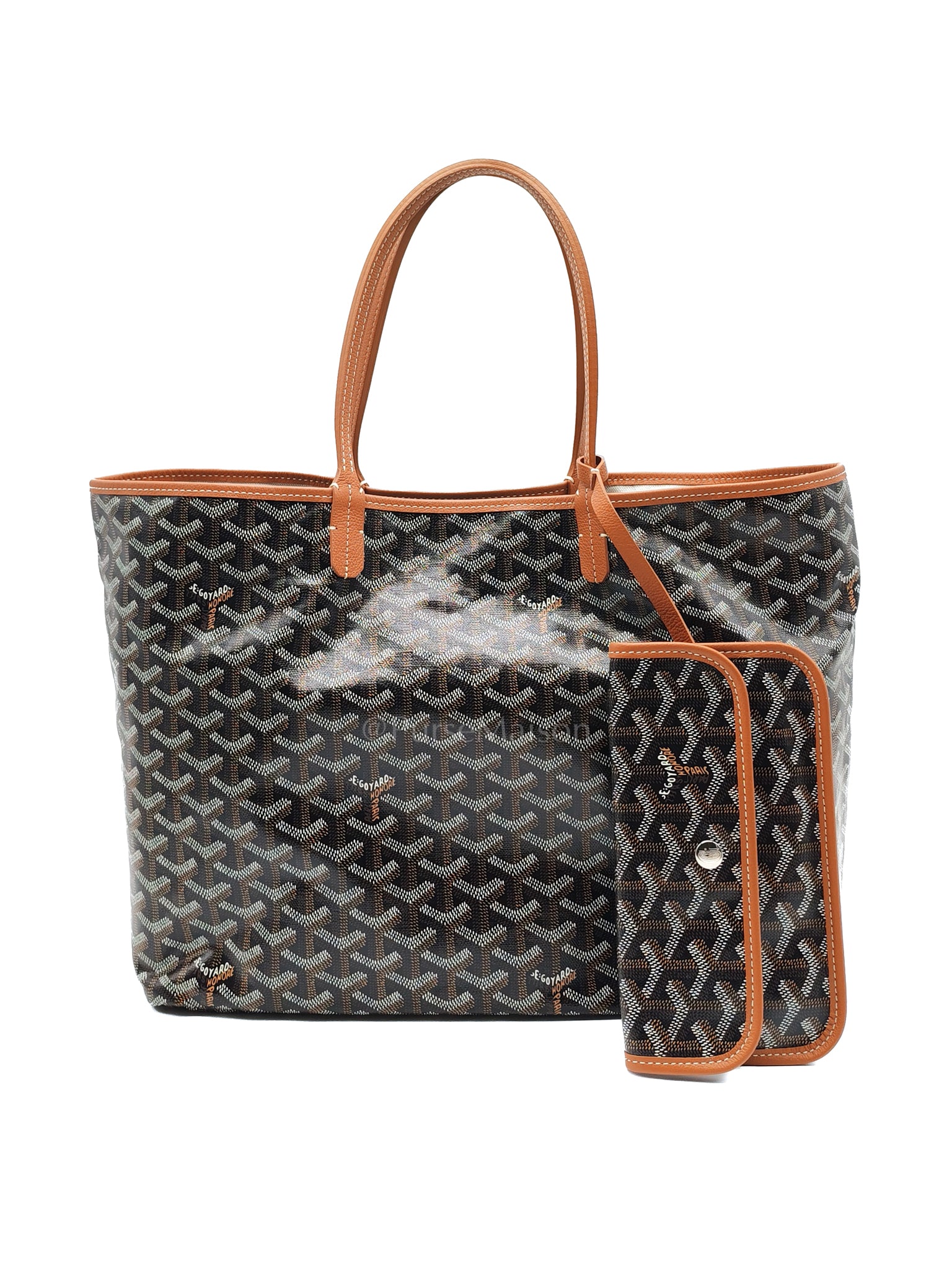 Saint Louis PM in Tan Goyardine Canvas Tote Bag