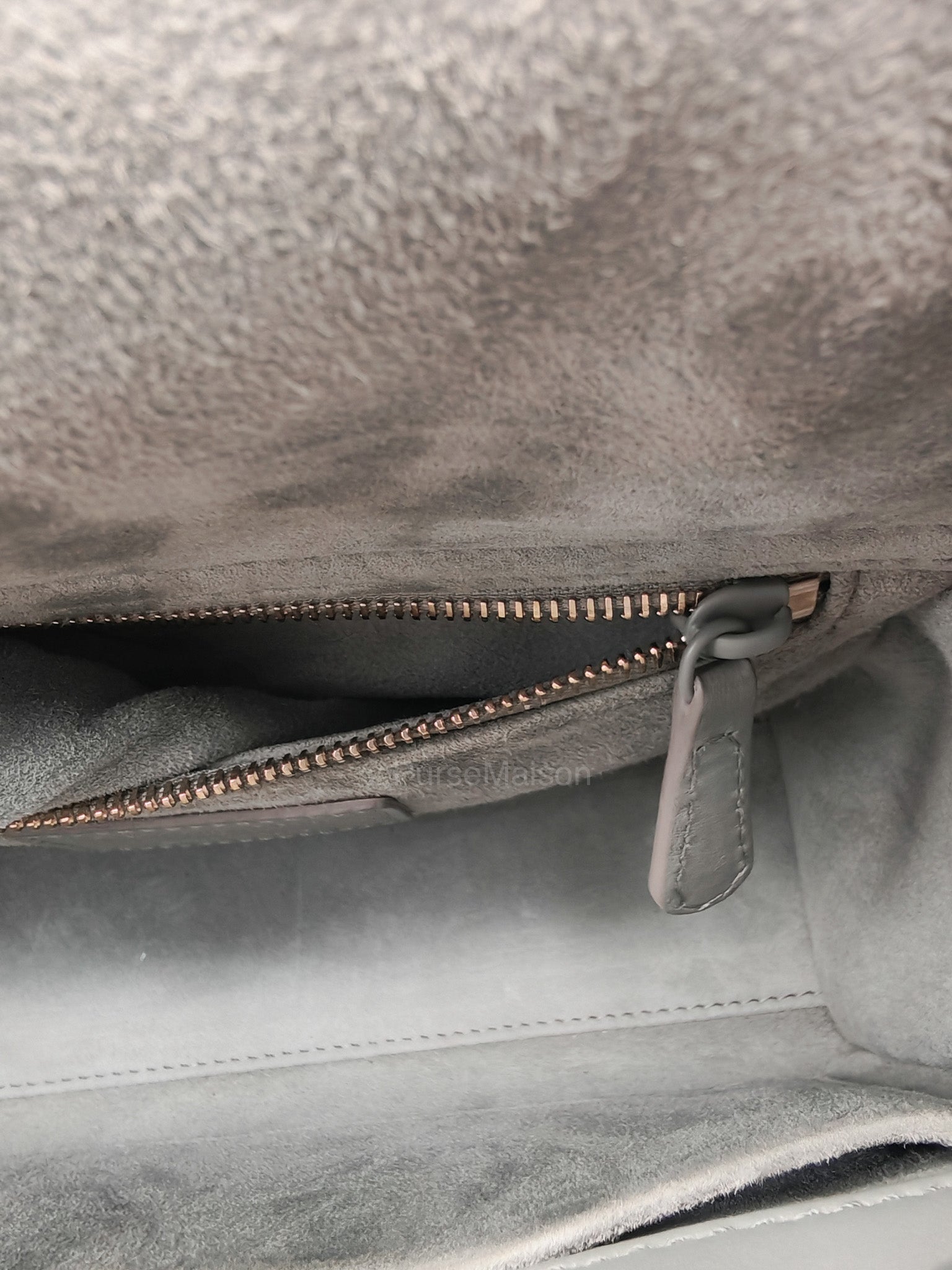 Christian Dior Lady Dior My ABCDior Small in Gray Ultra Matte Cannage Lambskin Leather
