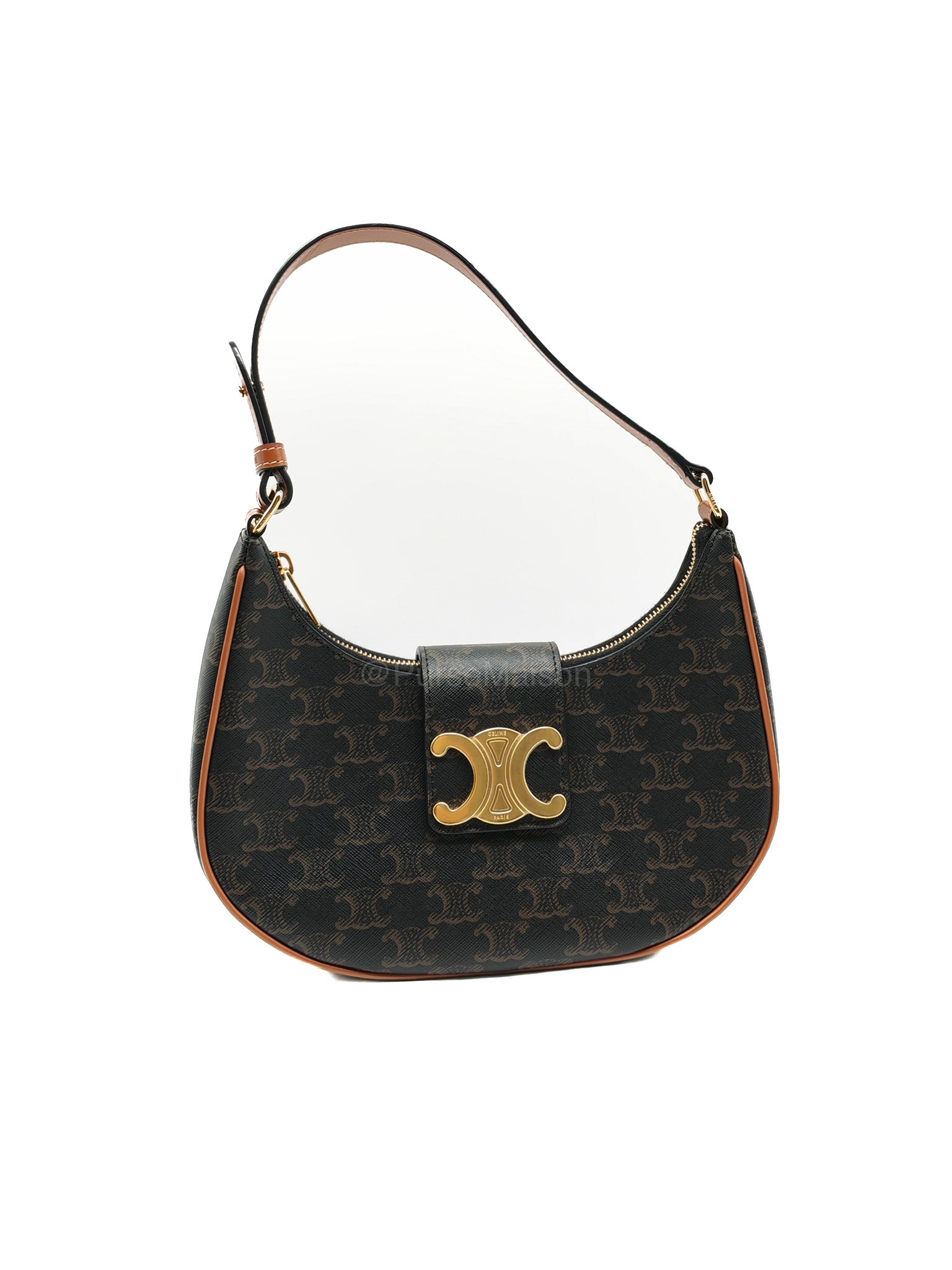 Celine Ava in Monogram Canvas Shoulder Bag