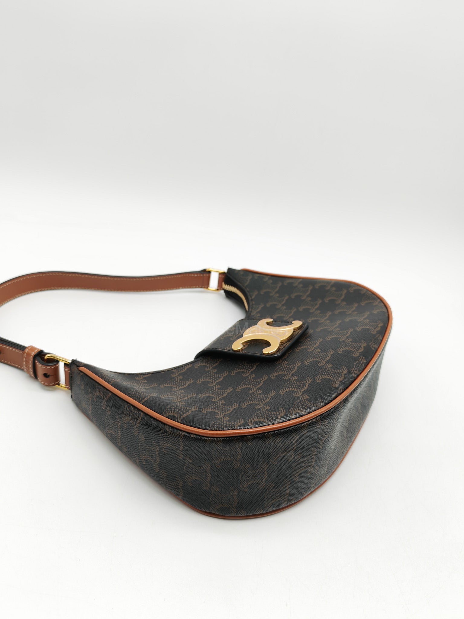 Celine Ava in Monogram Canvas Shoulder Bag