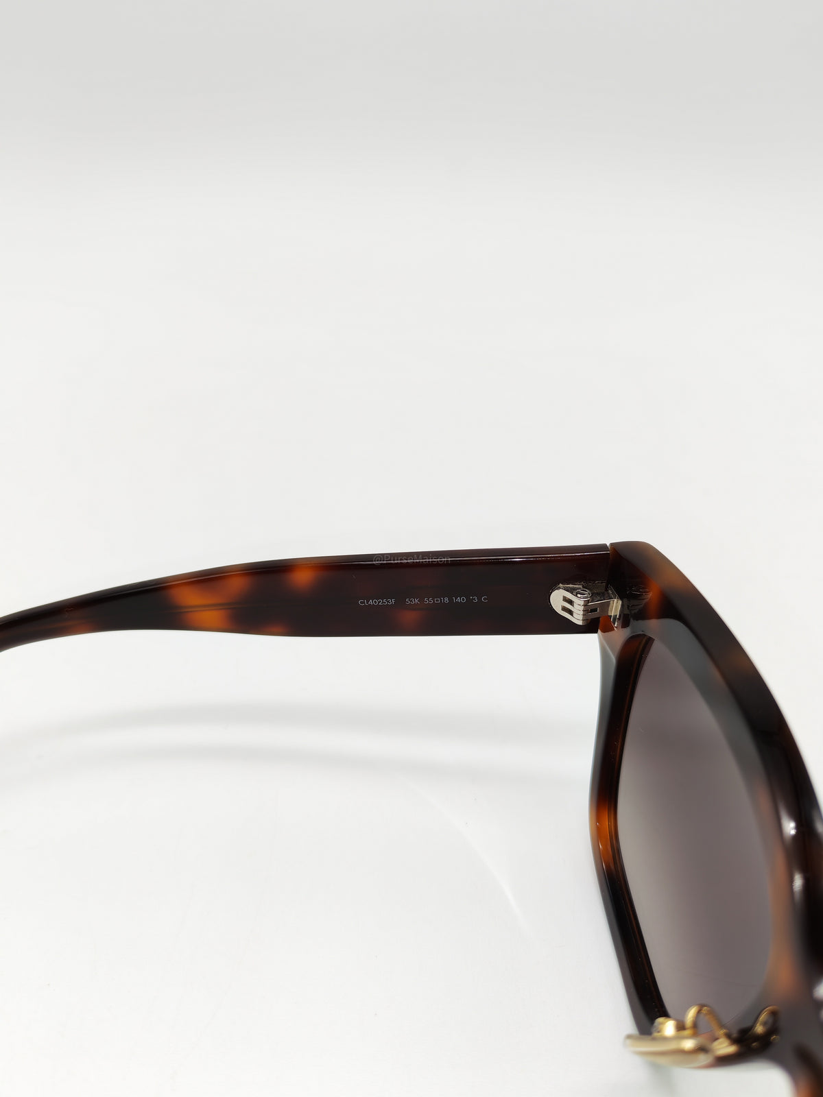 Celine Triomphe Sunglasses in Classic Havana Acetate