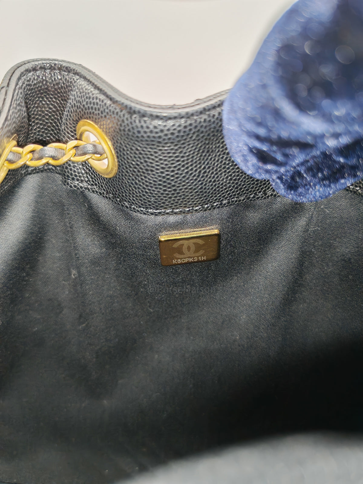 Chanel 25 Bag Small in Black Caviar Leather GHW Microchip K6-1H