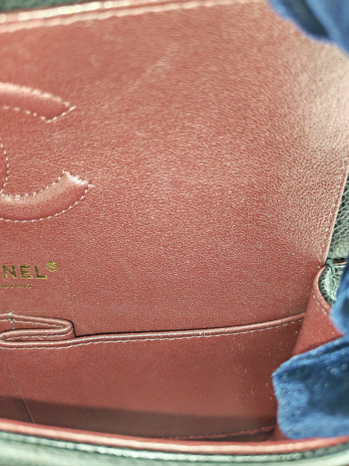 Chanel Classic Double Flap Medium In Black Caviar Leather Gold Hardware (Series 27)
