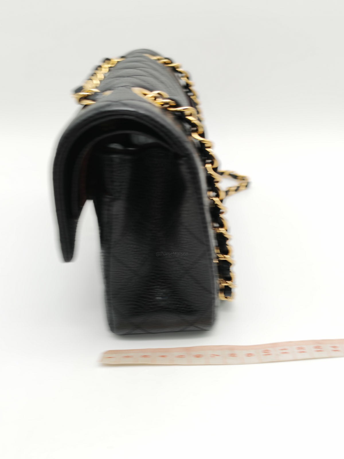 Chanel Classic Double Flap Small in Quilted Caviar Leather and Gold Hardware Microchip