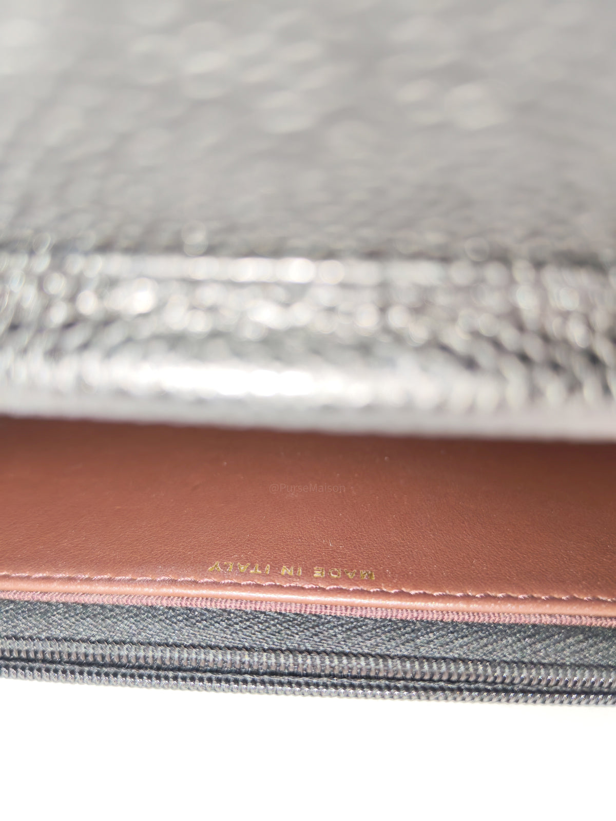 Chanel Classic Wallet on Chain (WOC) in Black Caviar Leather Gold Hardware (Series 30****12)