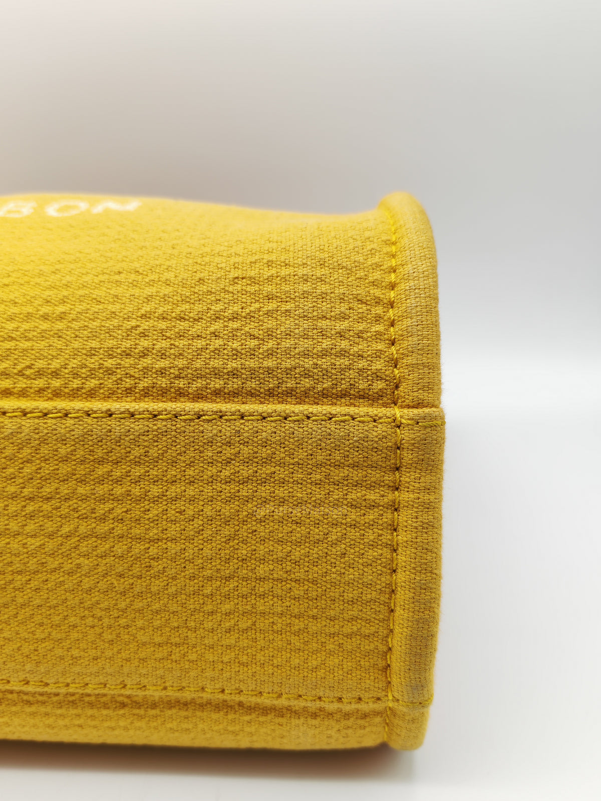 Chanel Deauville Tote Bag in Vibrant Yellow Mixed Fibers and Light Gold Hardware Microchip | Purse Maison Luxury Bags Shop