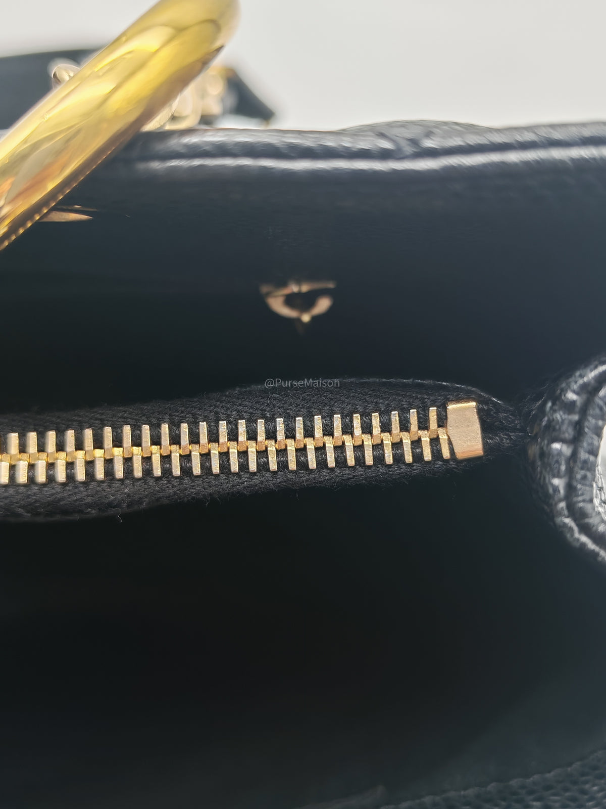 Chanel Grand Shopping Tote (GST) in Black Quilted Caviar Leather and Gold Hardware Series 13