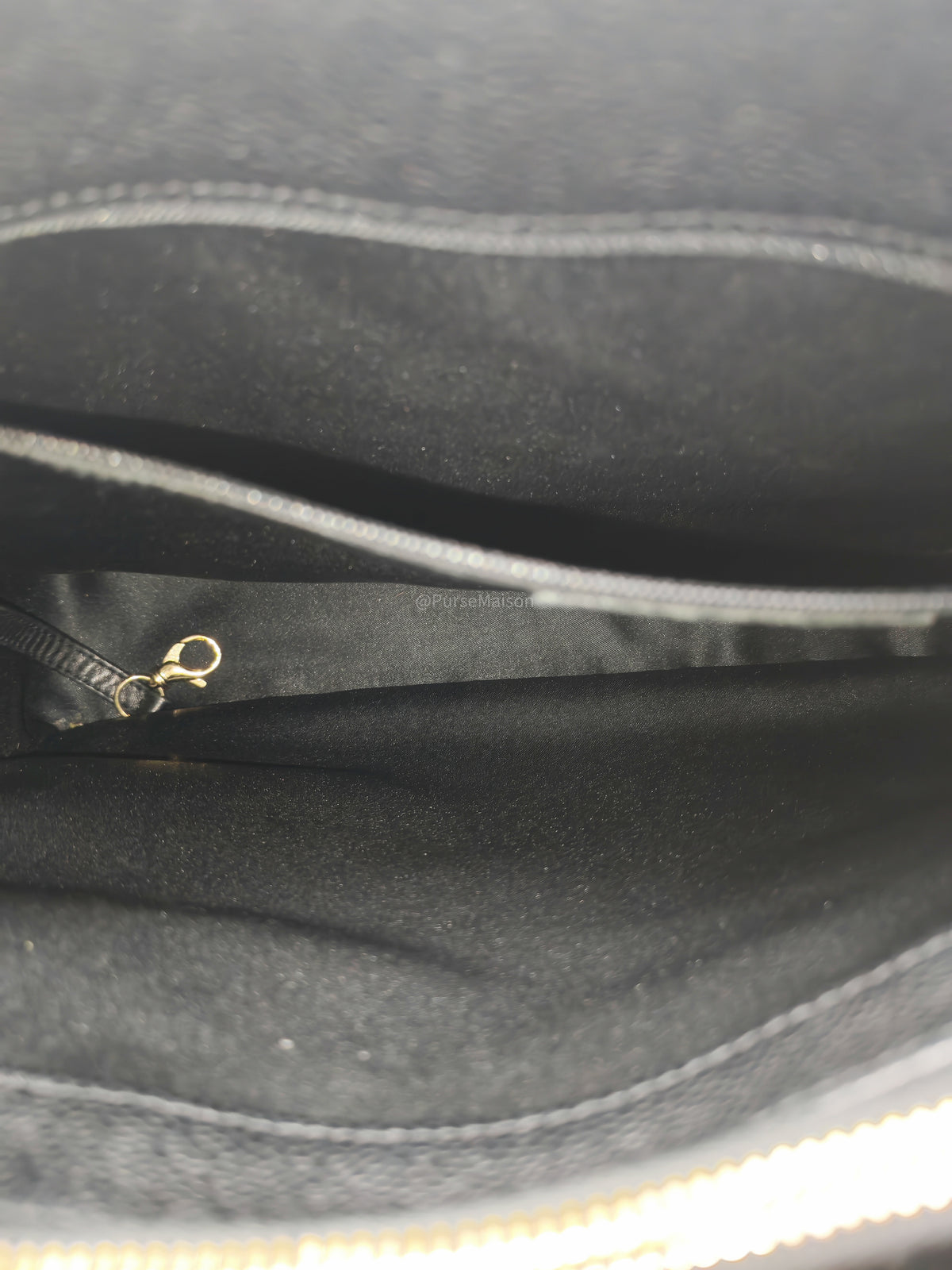 Chanel Grand Shopping Tote (GST) in Black Quilted Caviar Leather and Gold Hardware Series 13
