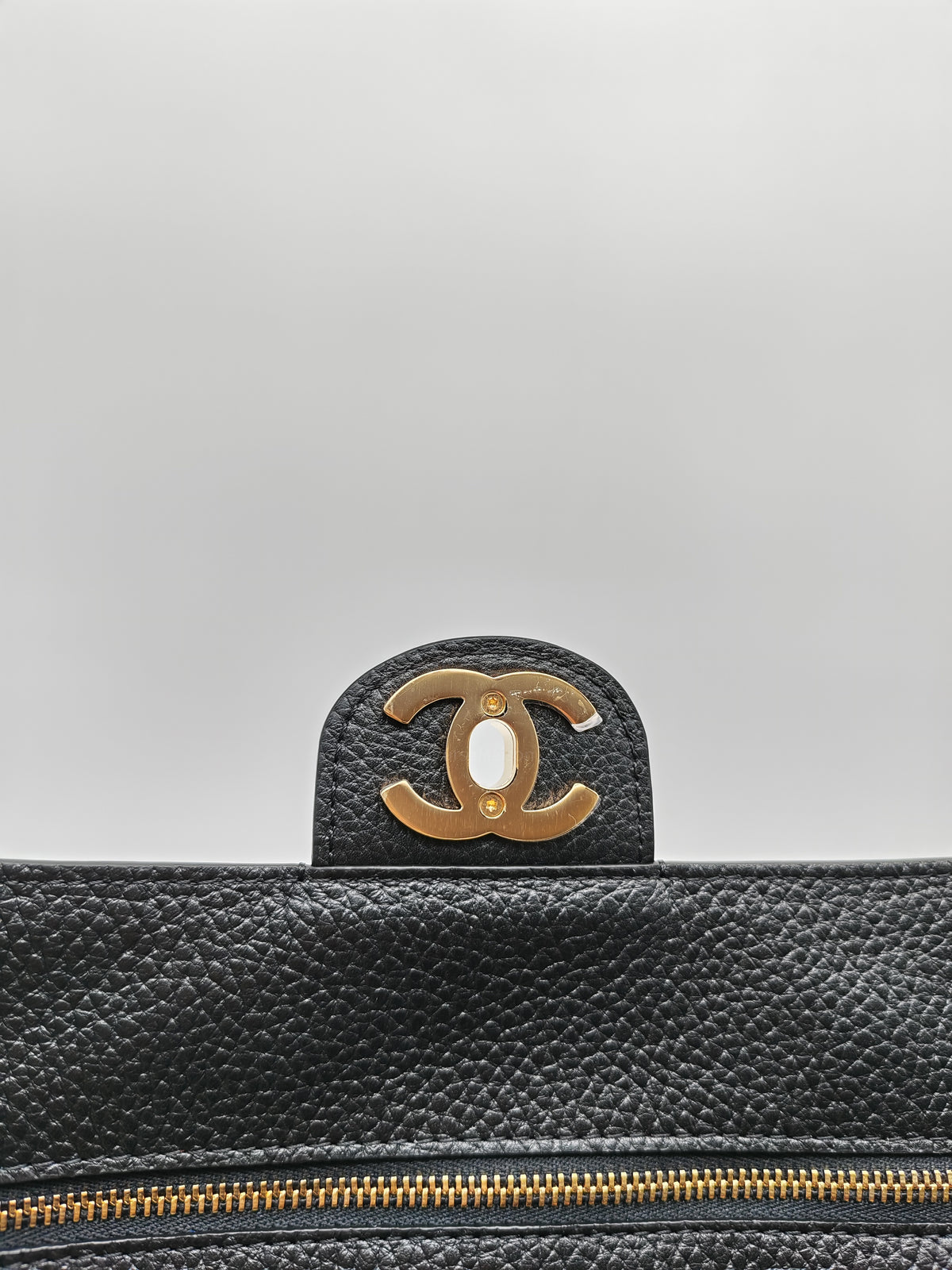 Chanel Souplissimo Maxi Flap Matthieu Blazy in Black Grained Calfskin Leather and Gold Hardware Microchip
