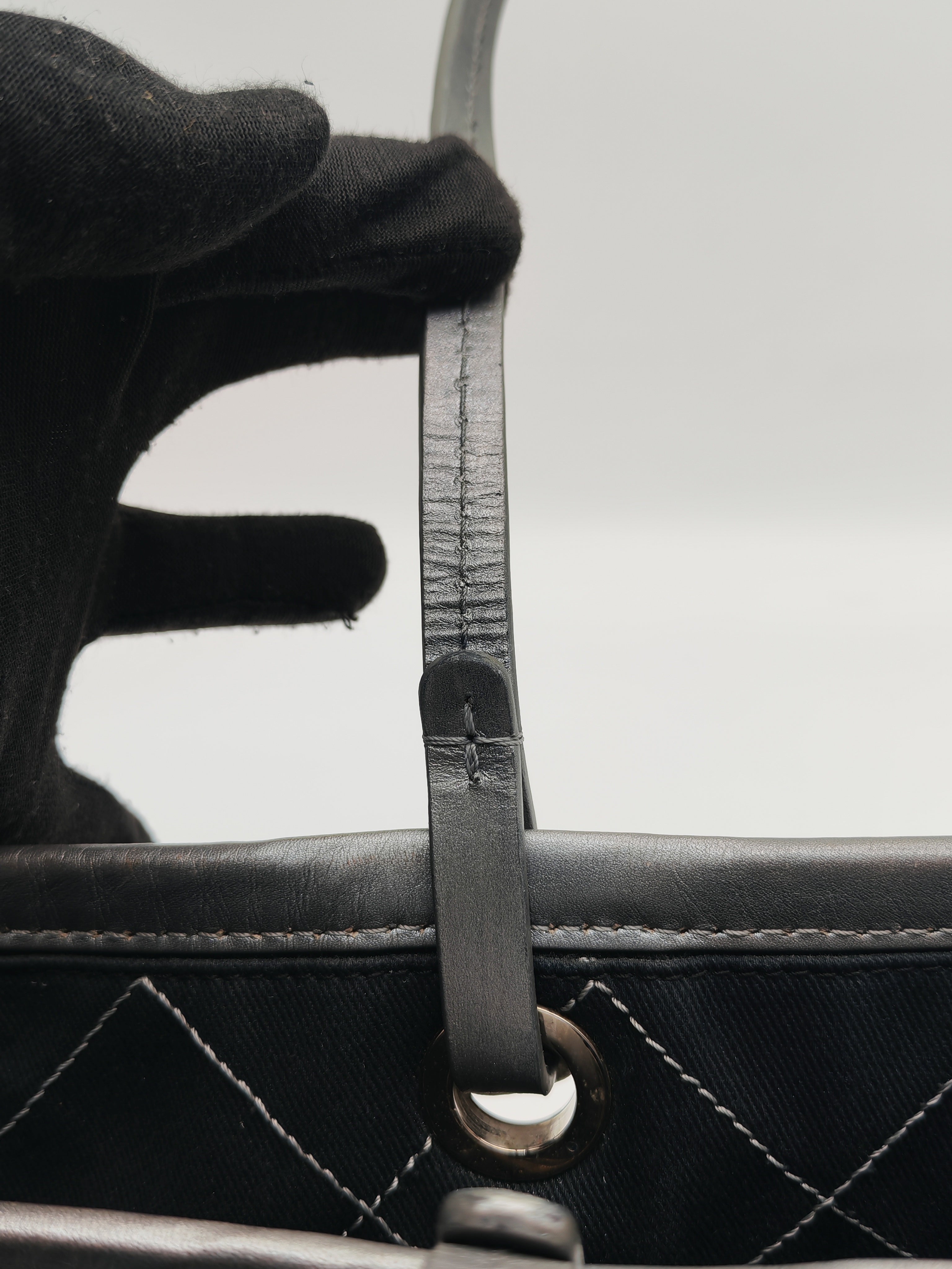Chanel Shopping Fever Tote Bag in Silver Metallic Caviar Leather and Silver Hardware Series 20