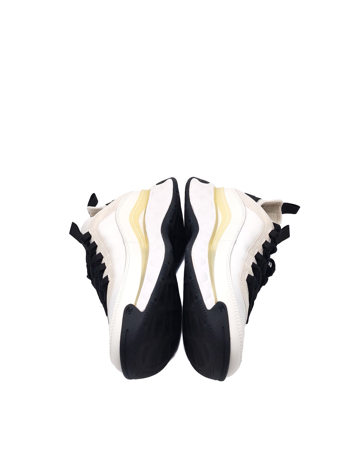 Chanel Velvet Calfskin and Mixed Fibers CC Sneakers Size 39.5 EU (29 cm)