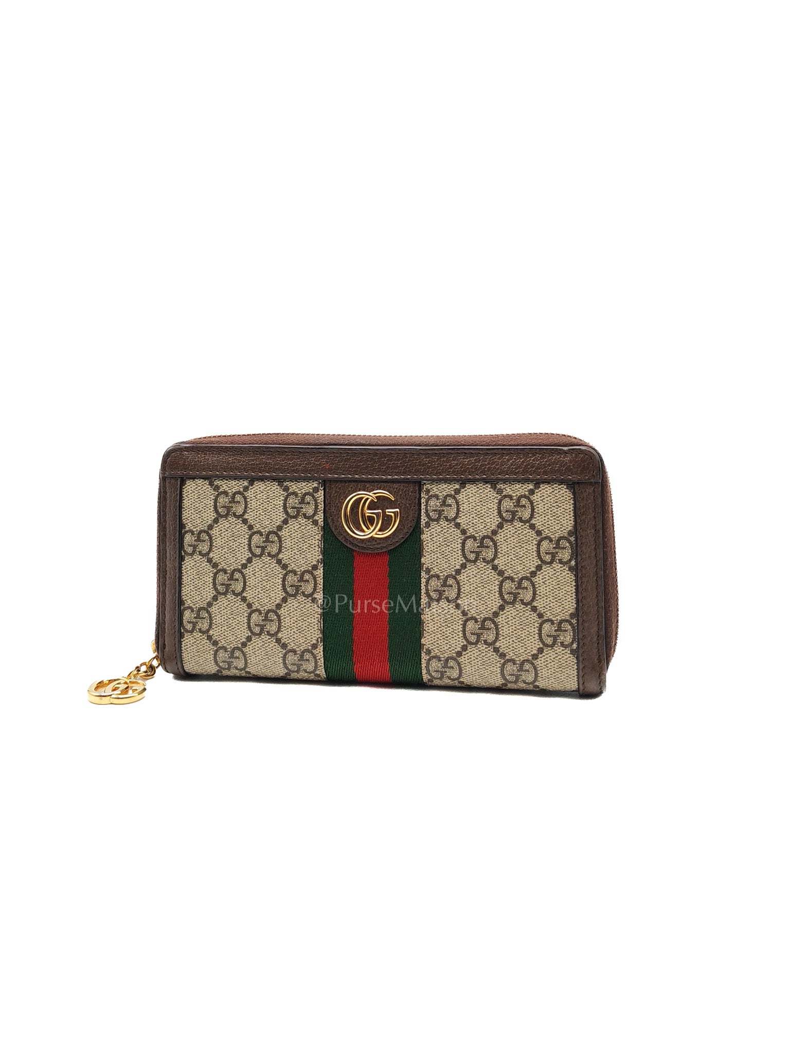 Ophidia Long Wallet in GG Supreme Canvas