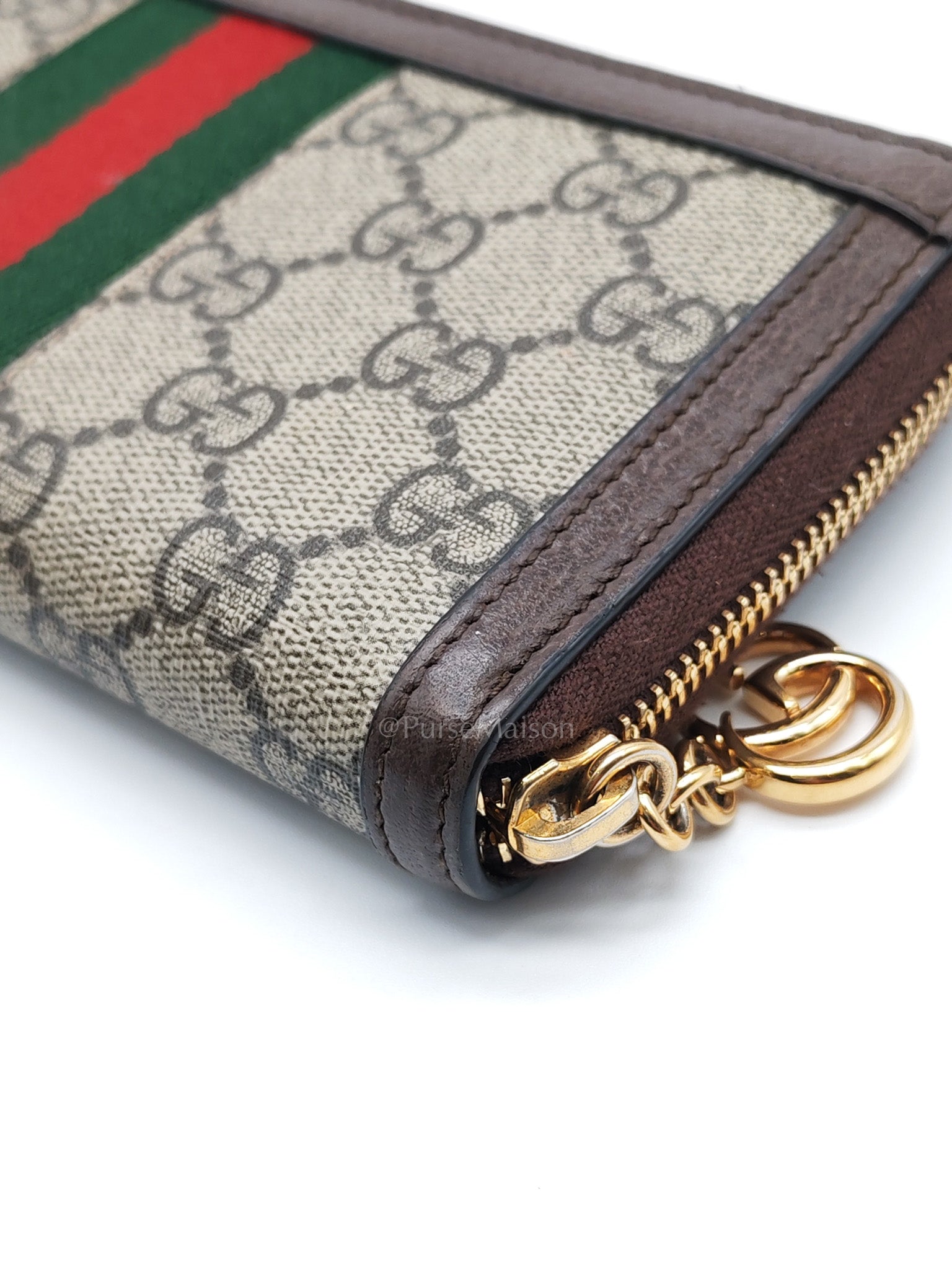 Ophidia Long Wallet in GG Supreme Canvas