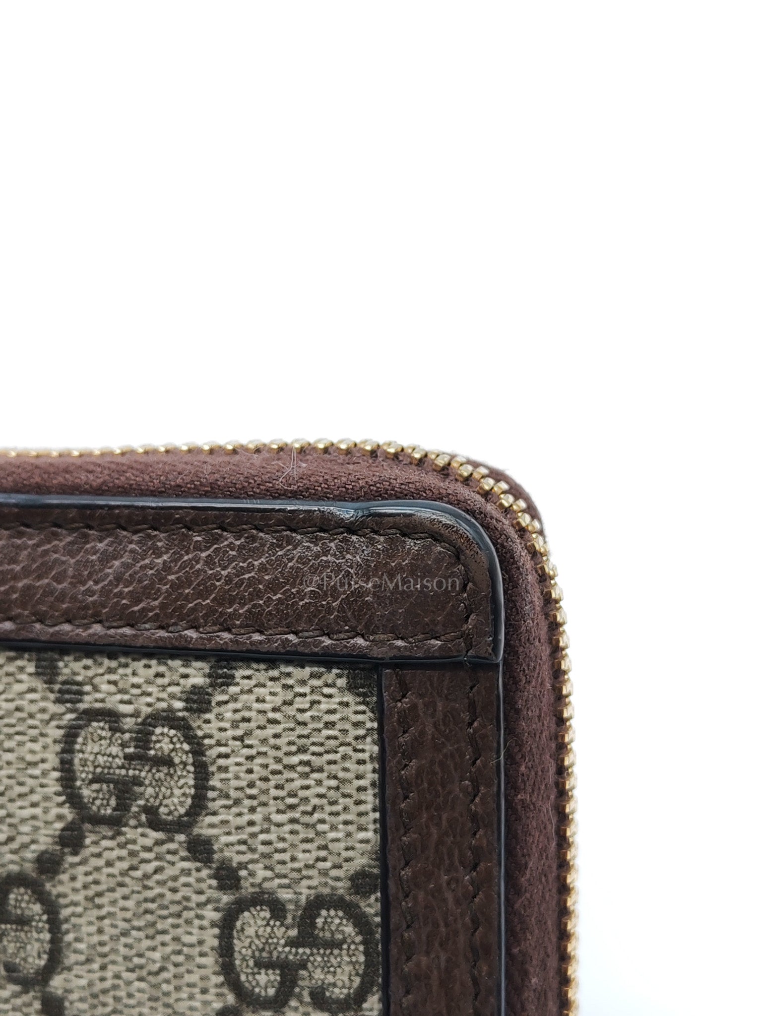 Ophidia Long Wallet in GG Supreme Canvas