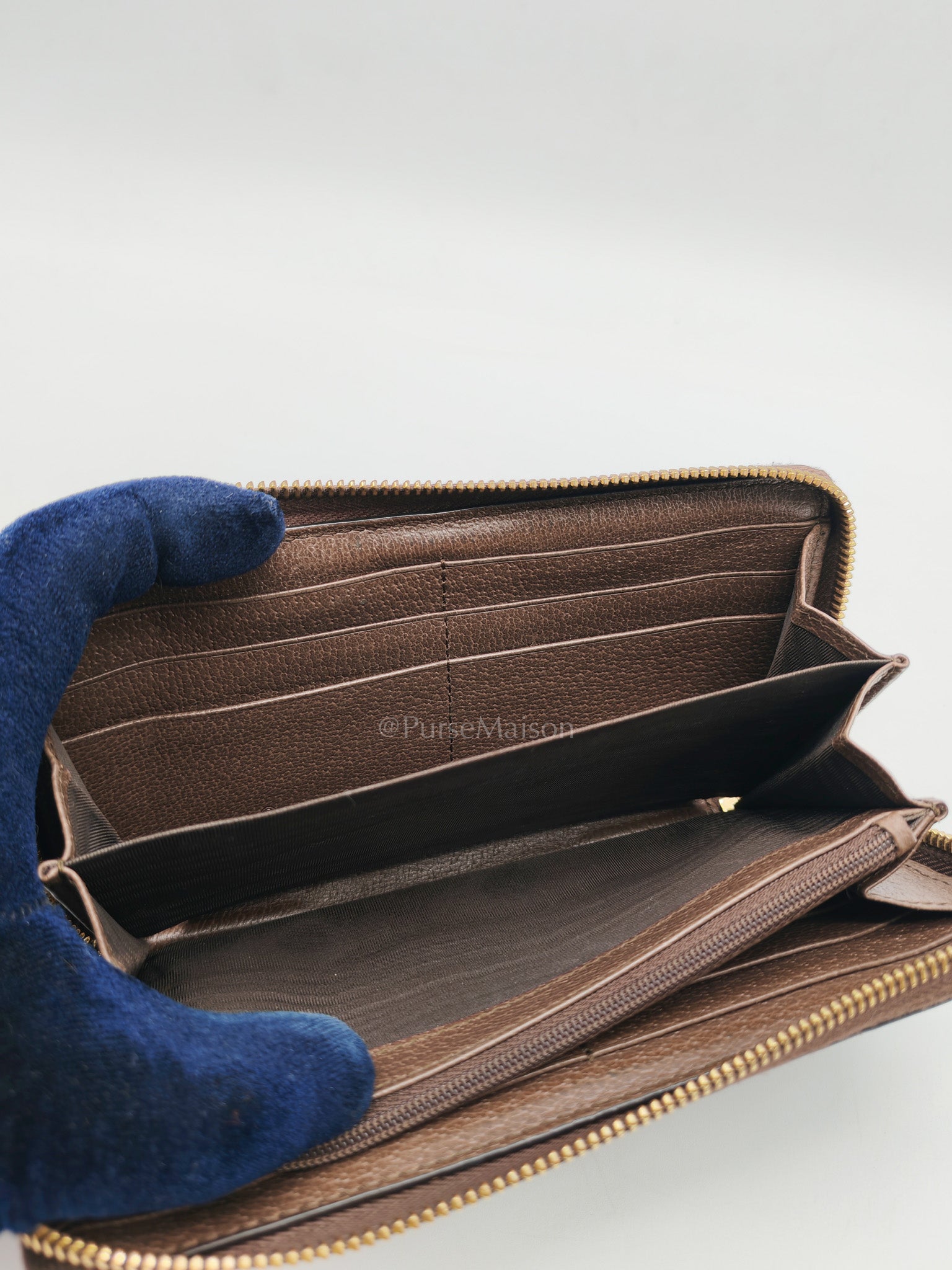 Ophidia Long Wallet in GG Supreme Canvas