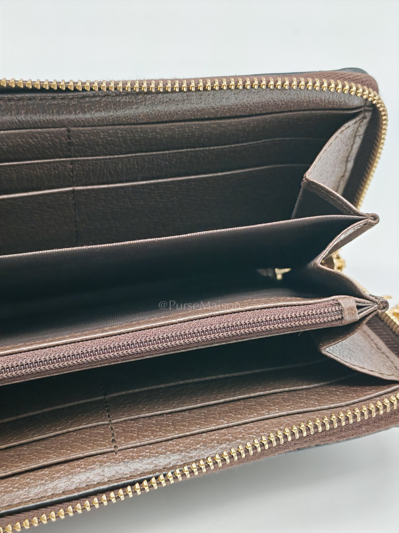 Ophidia Long Wallet in GG Supreme Canvas