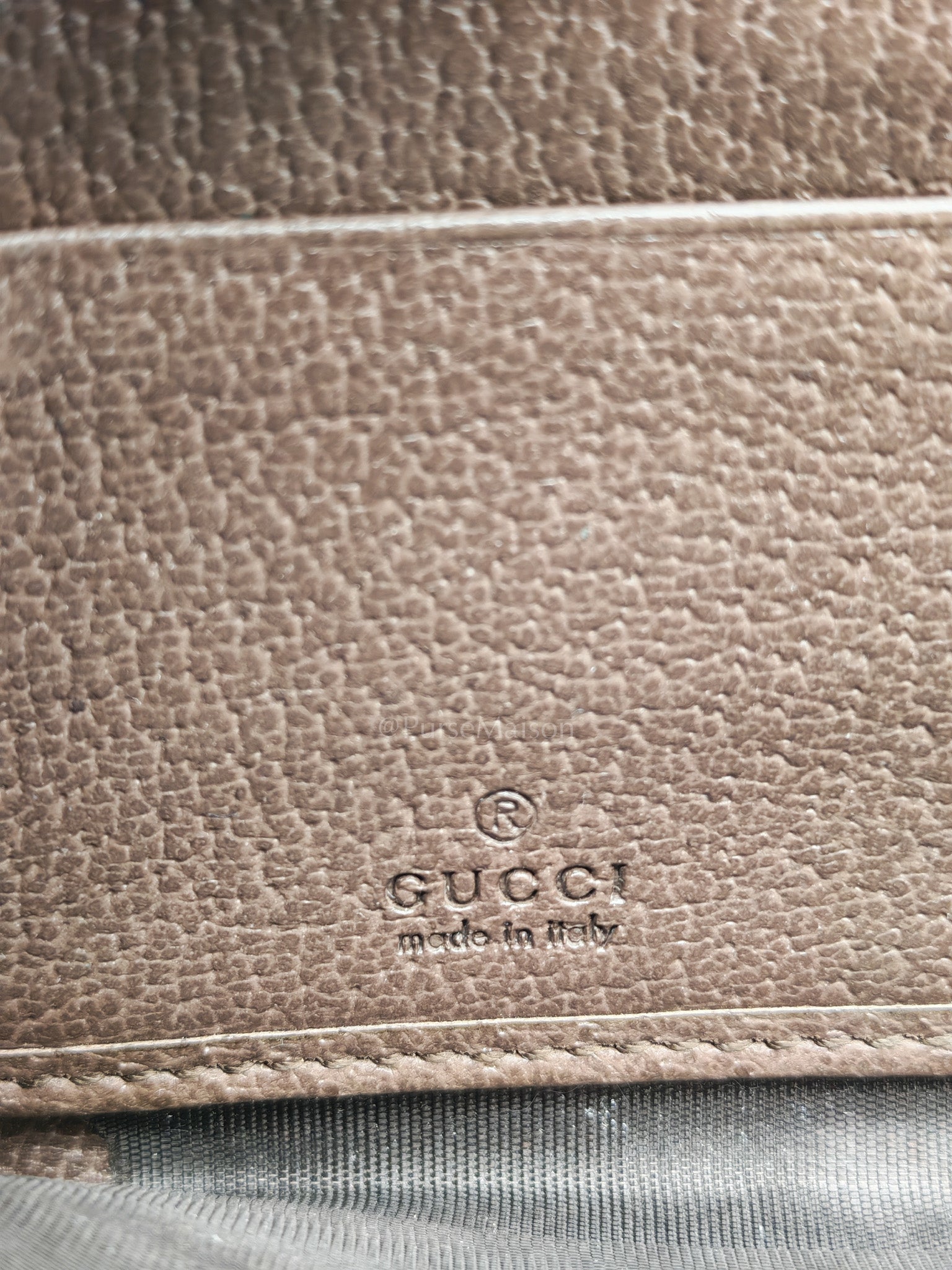 Ophidia Long Wallet in GG Supreme Canvas