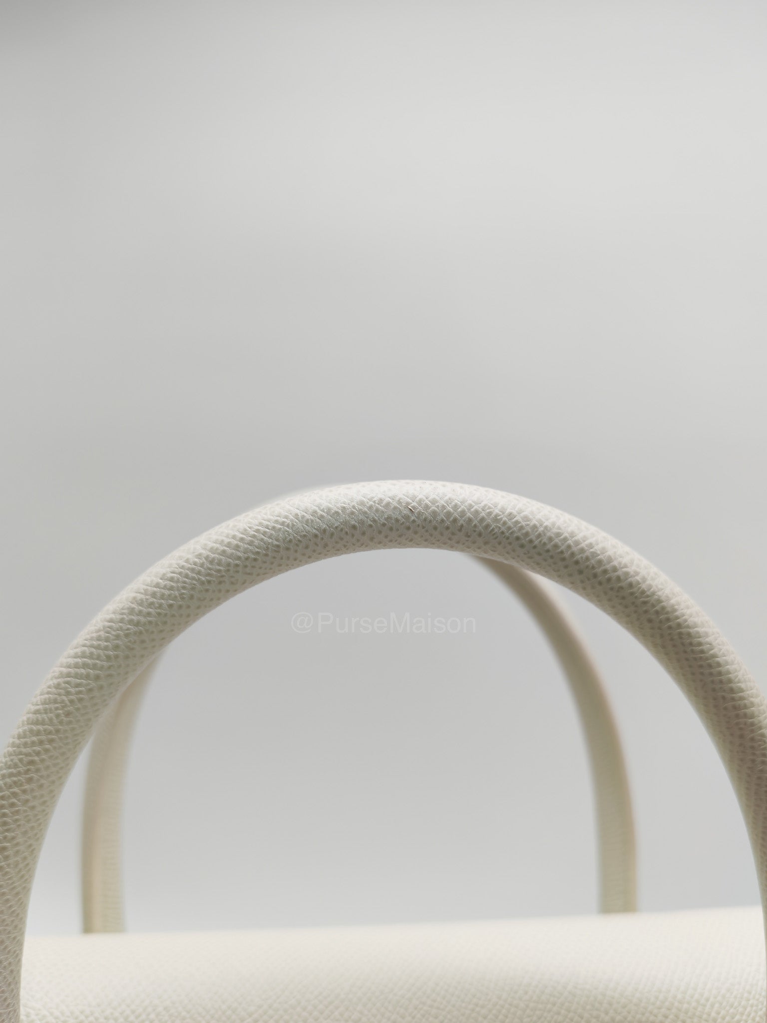 Christian Dior Saint Honore Tote Bag in Off White Grained Calfskin Leather Shoulder Bag