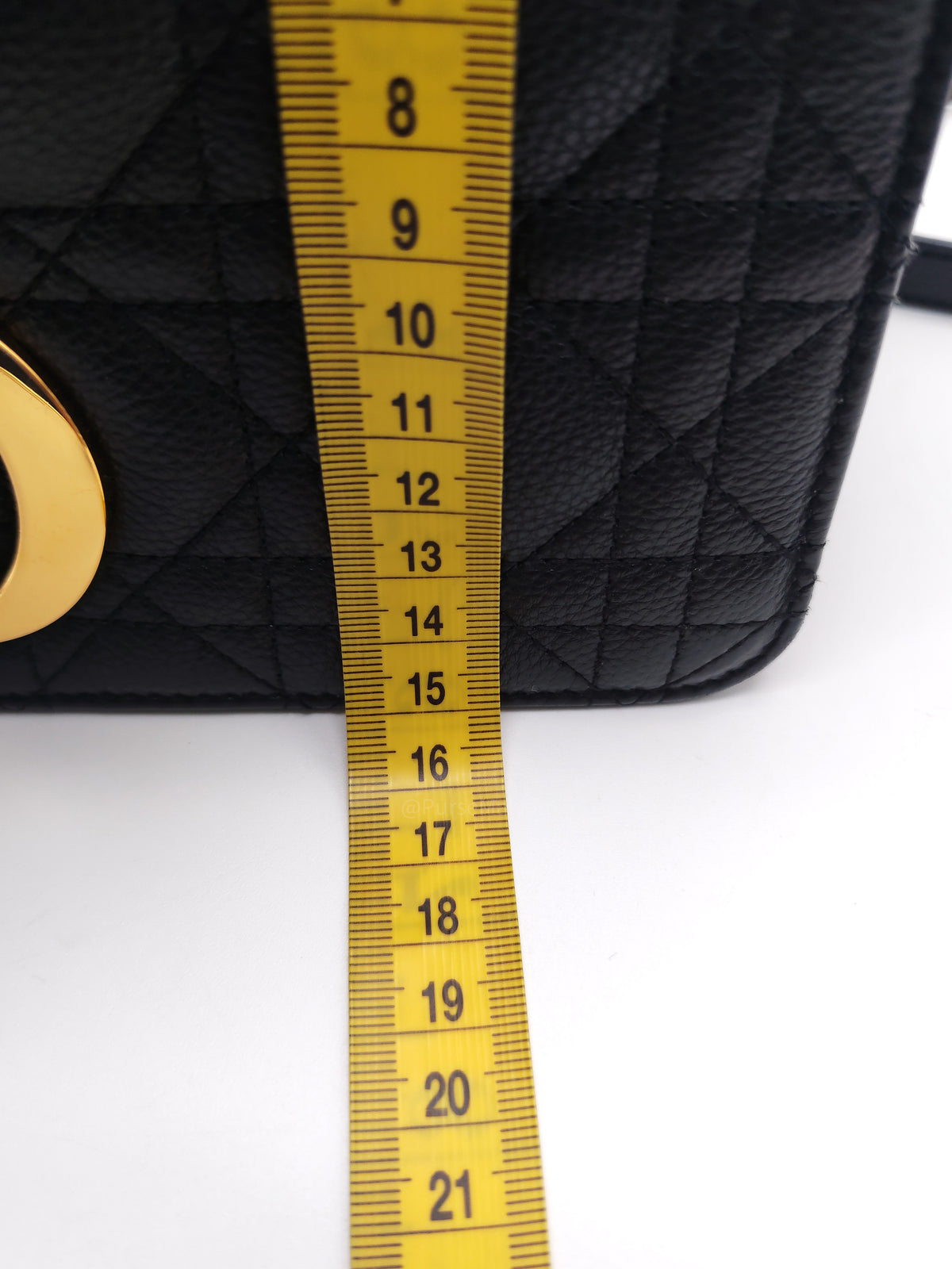 Christian Dior Caro Bag Medium in Black Supple Cannage Calfskin Leather | Purse Maison Luxury Bags Shop