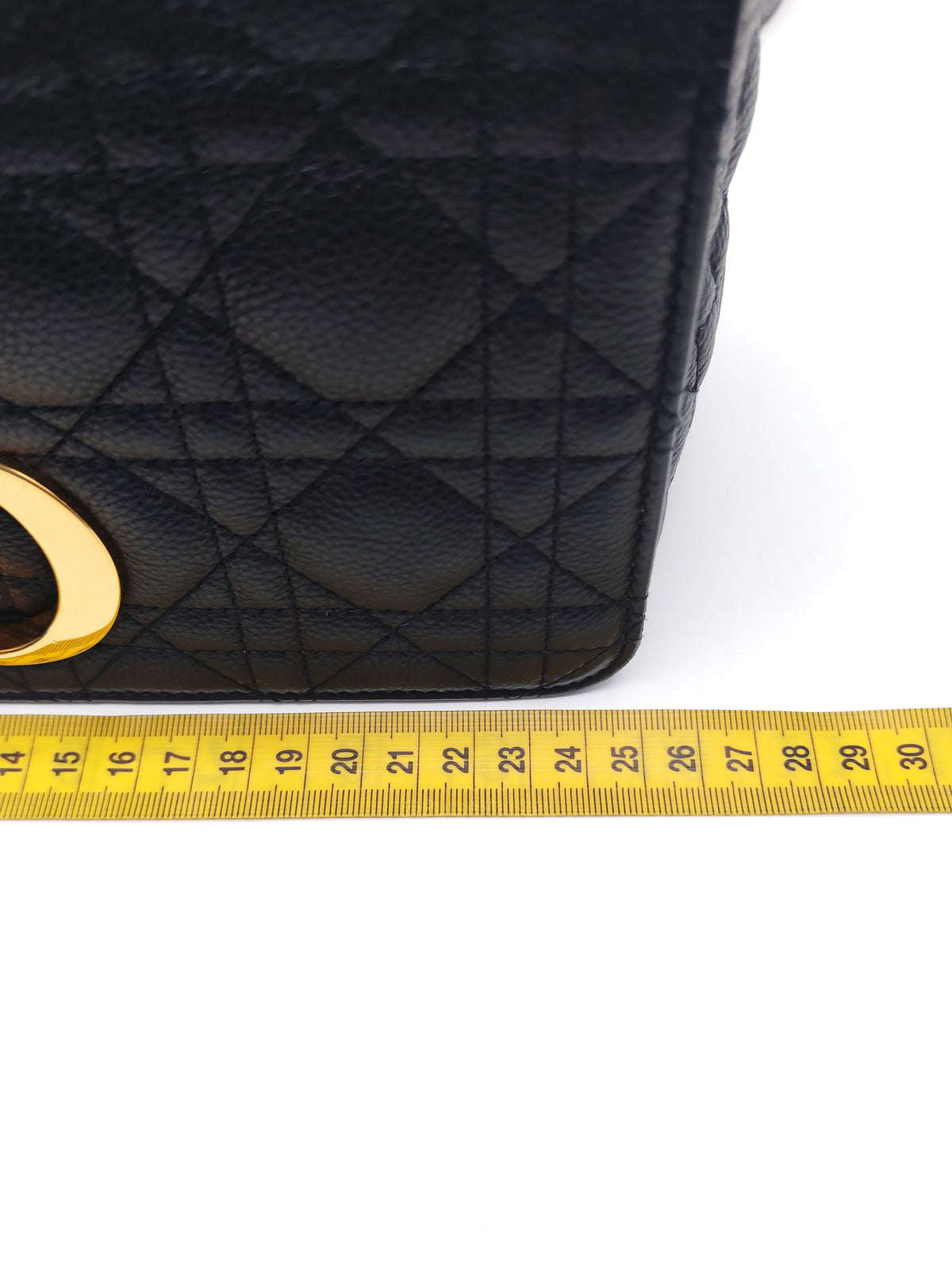 Christian Dior Caro Bag Medium in Black Supple Cannage Calfskin Leather | Purse Maison Luxury Bags Shop