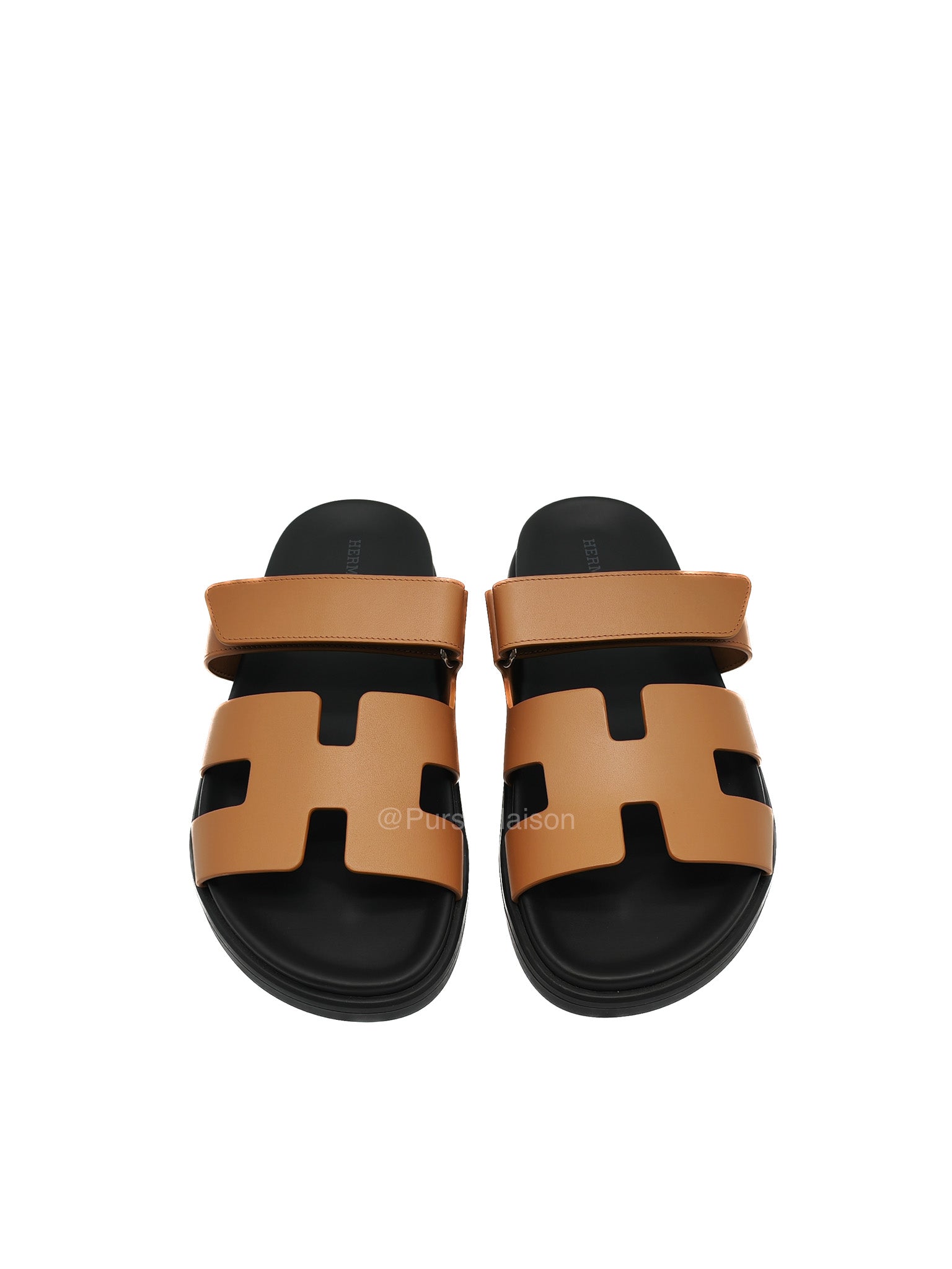 Hermes Chypre Sandal in Naturel Calfskin Leather Size 37 EU (24 cm)