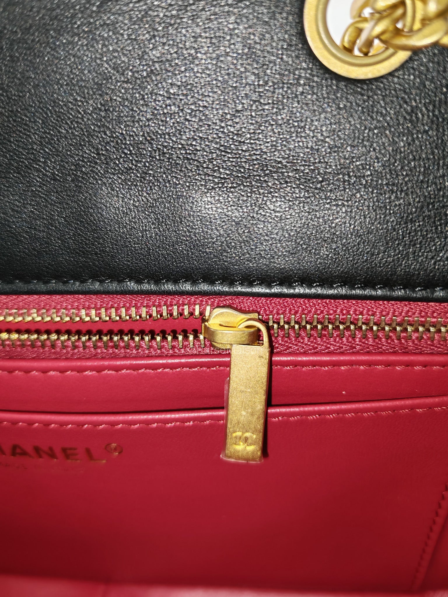Chanel Camellia Crush Flap Medium in Black Quilted Lambskin Leather and Aged Gold Hardware Microchip