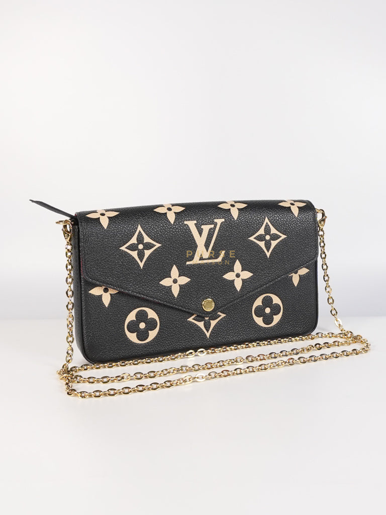 Pochette Félicie Monogram Empreinte Bicolor (Microchip)