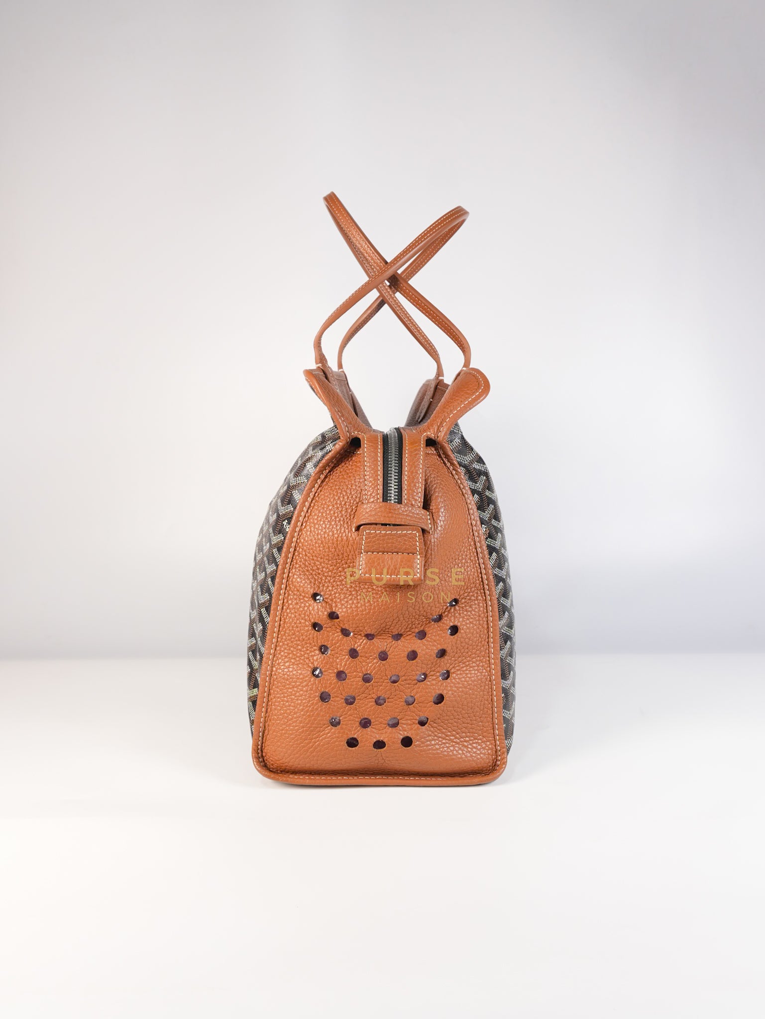 Sac Hardy PM in Tan Goyardine Canvas Tote Bag