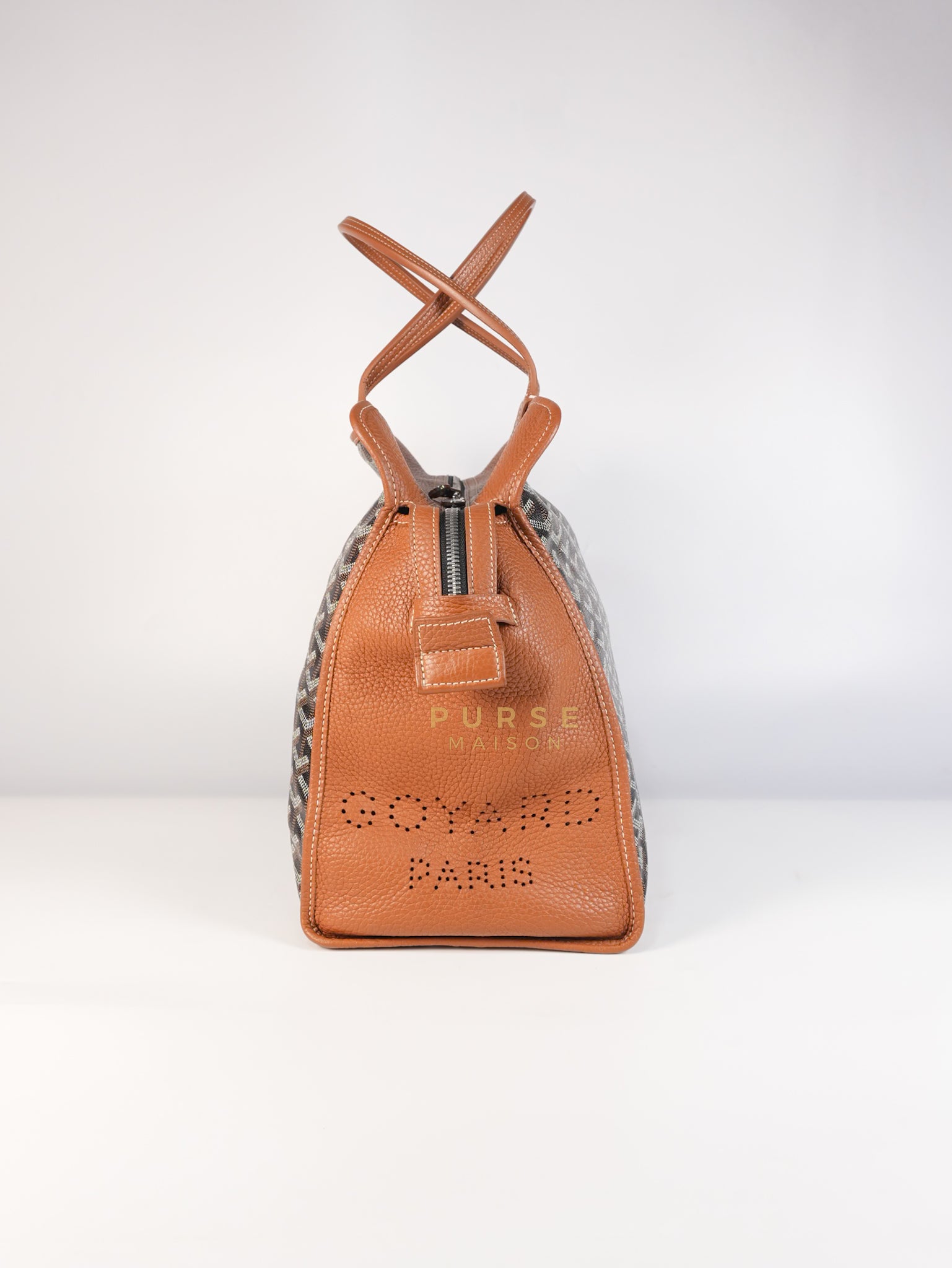 Sac Hardy PM in Tan Goyardine Canvas Tote Bag