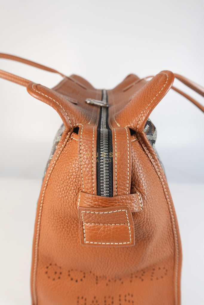 Sac Hardy PM in Tan Goyardine Canvas Tote Bag