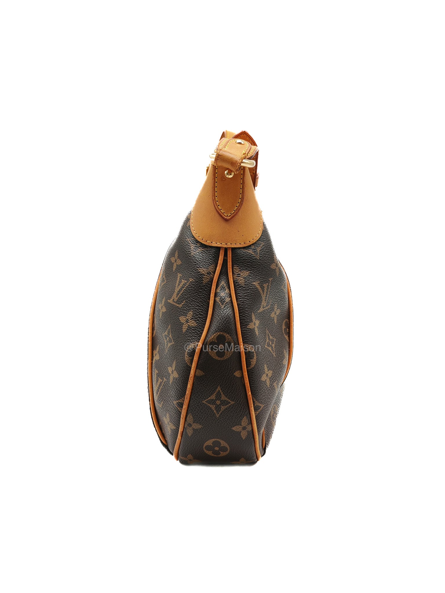 Louis Vuitton Thames GM Handbag in Monogram Canvas and Gold Hardware (Datecode: AR3140)