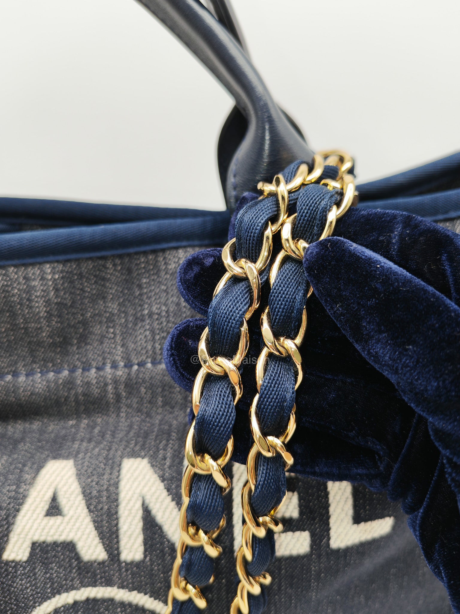 Chanel Deauville Denim Tote Bag Series 17/21